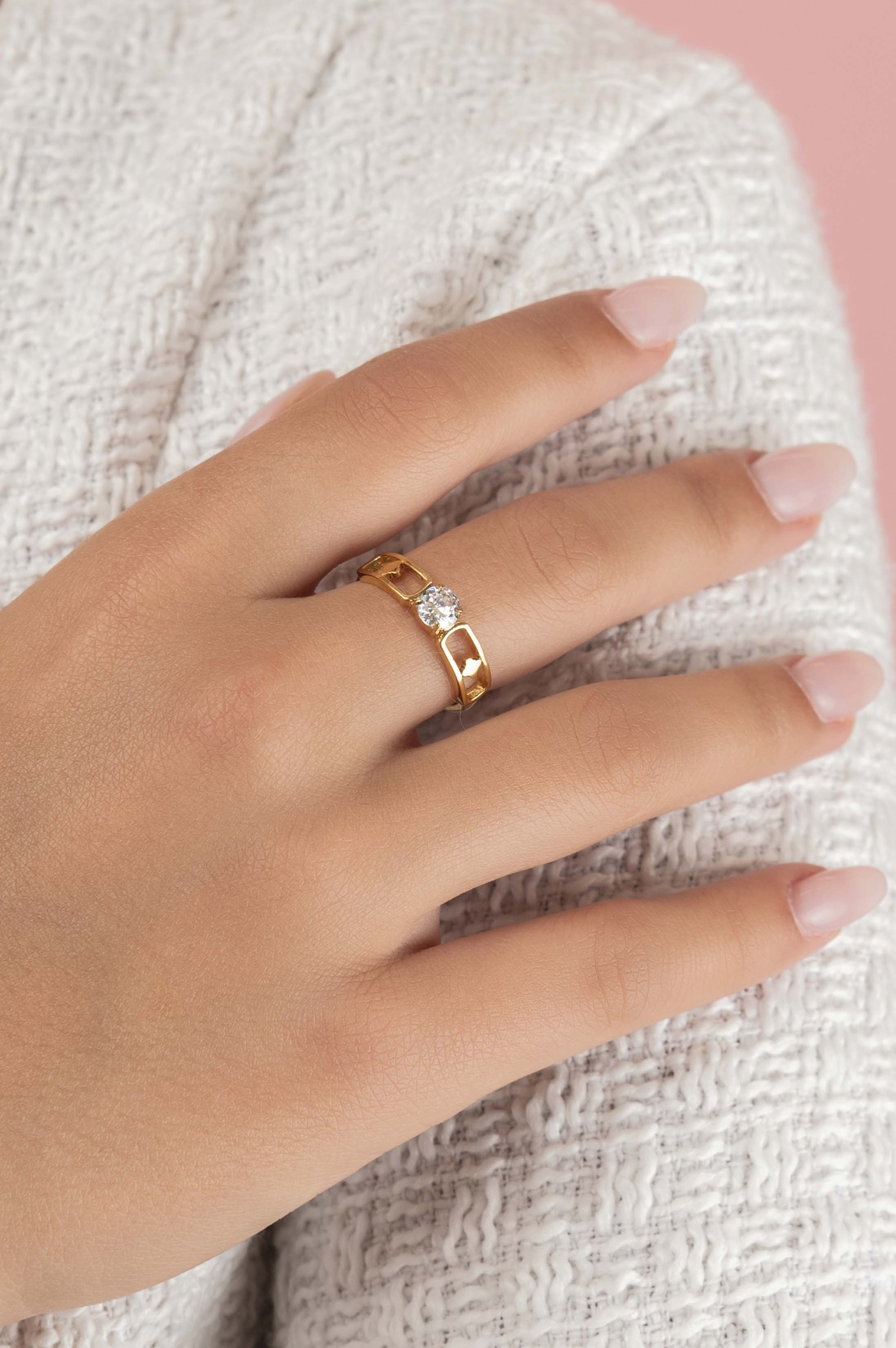 Brillantina Link Ring
