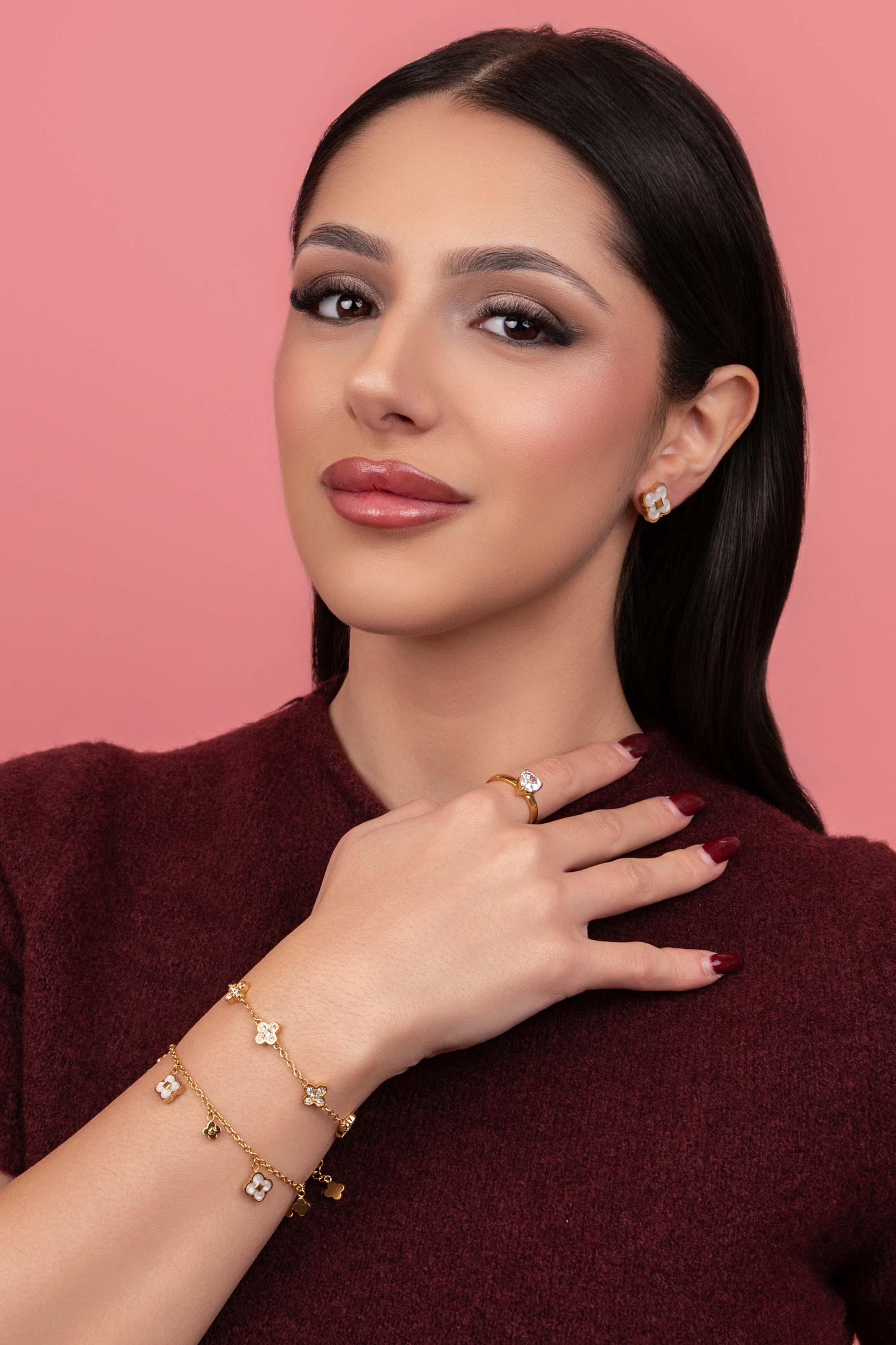 Isabella Stud Earrings & Necklace Gift Set