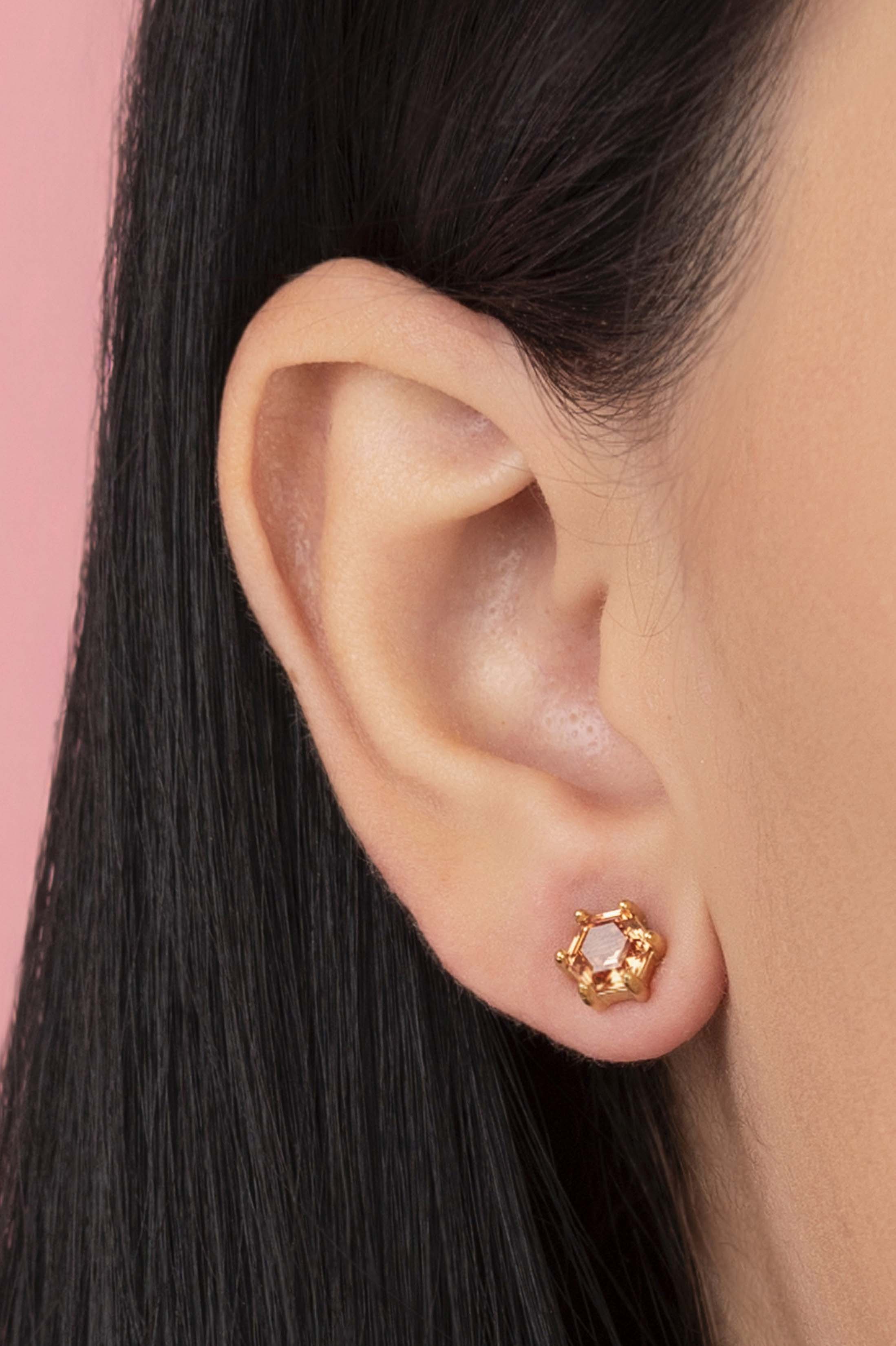 Birthstone Studs & Toggle Charm Necklace Gift Set