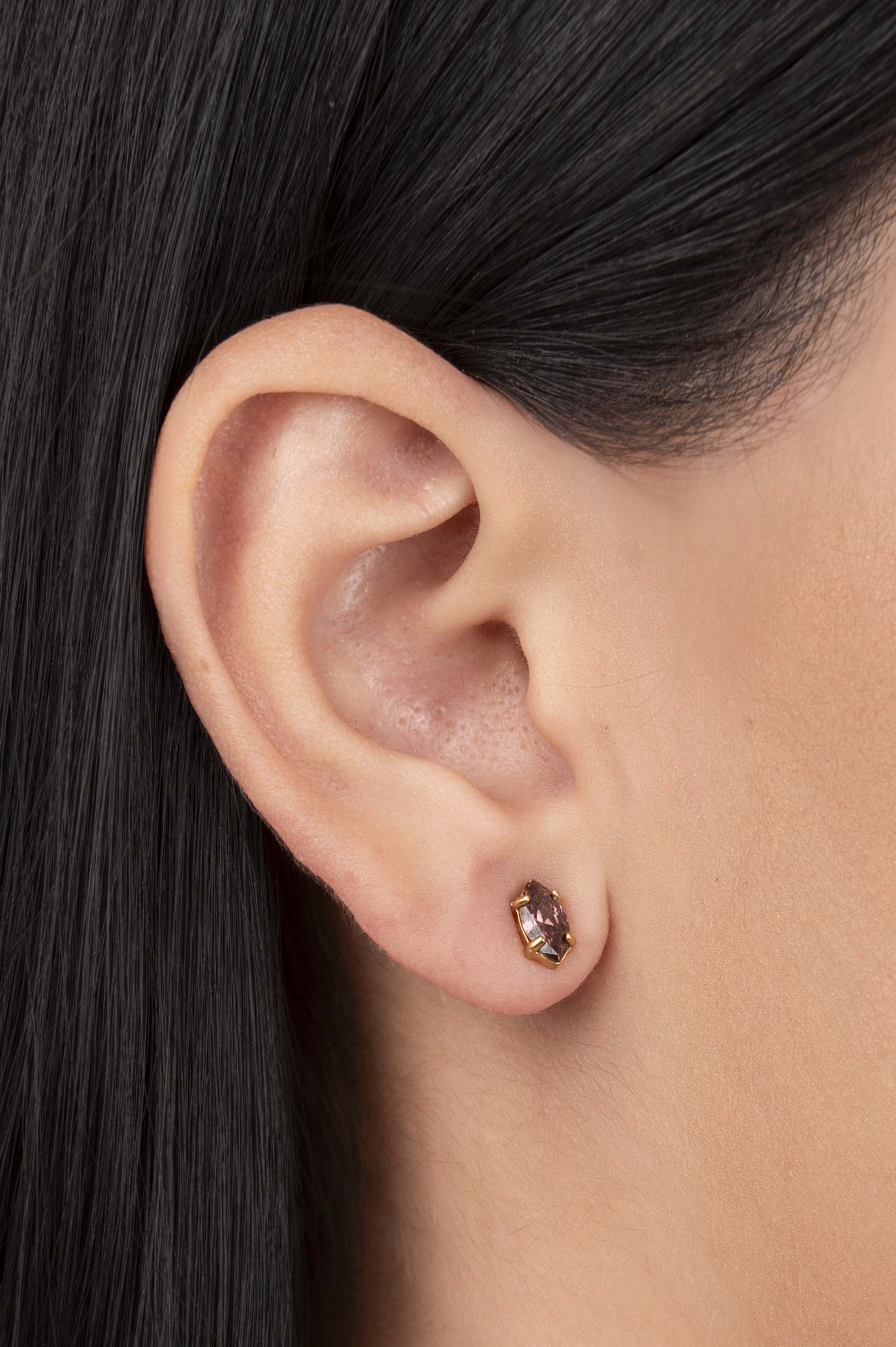 Birthstone Studs & Toggle Charm Necklace Gift Set