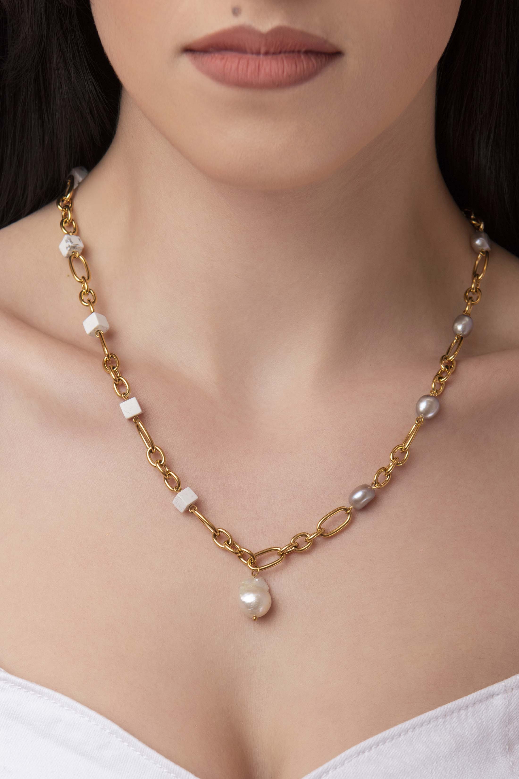 Link Perla Chain Necklace