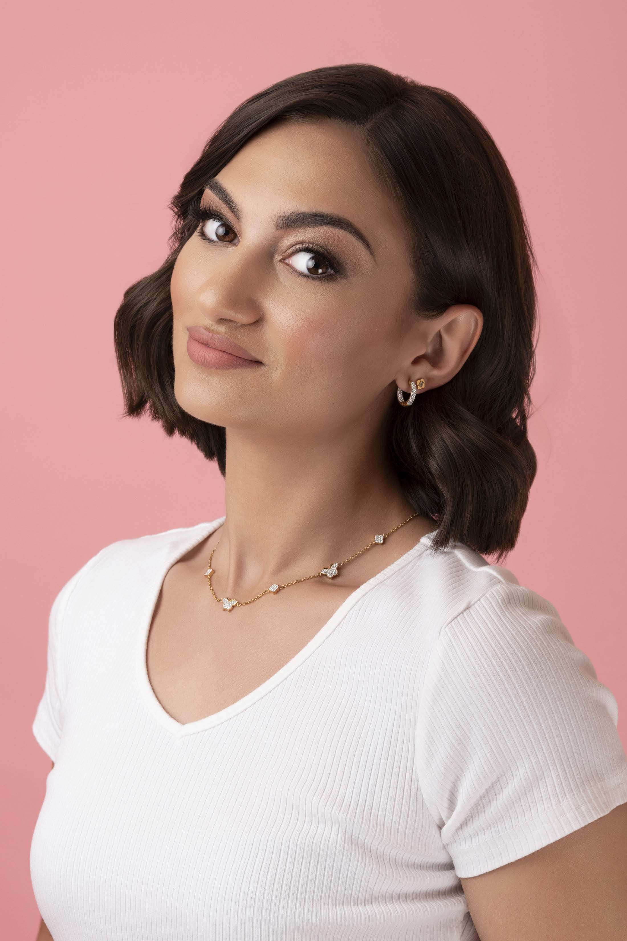 The Clear Zirconia Stud Earring Set