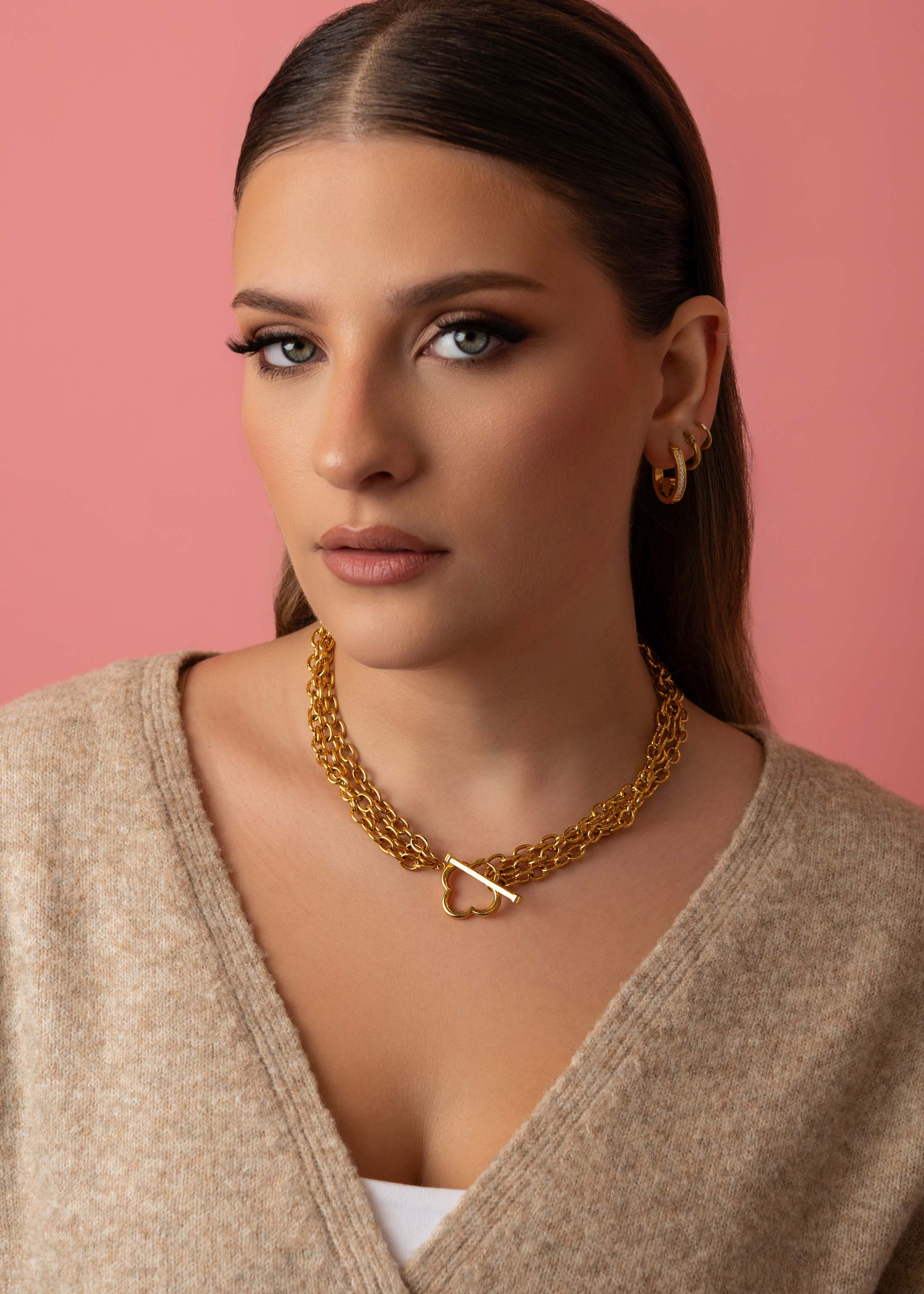 Carisma Triple Chain Necklace