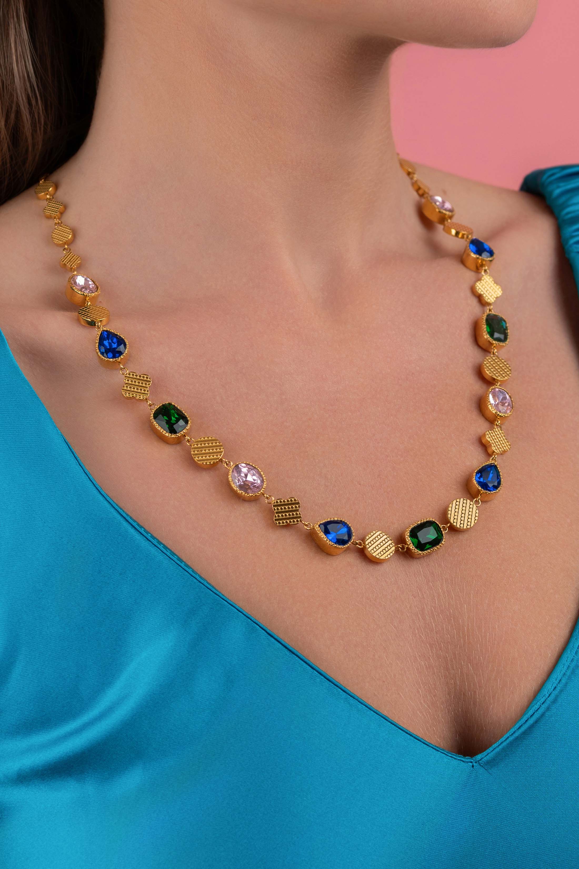 Victoria’s Crown Necklace & Bracelet Gift Set