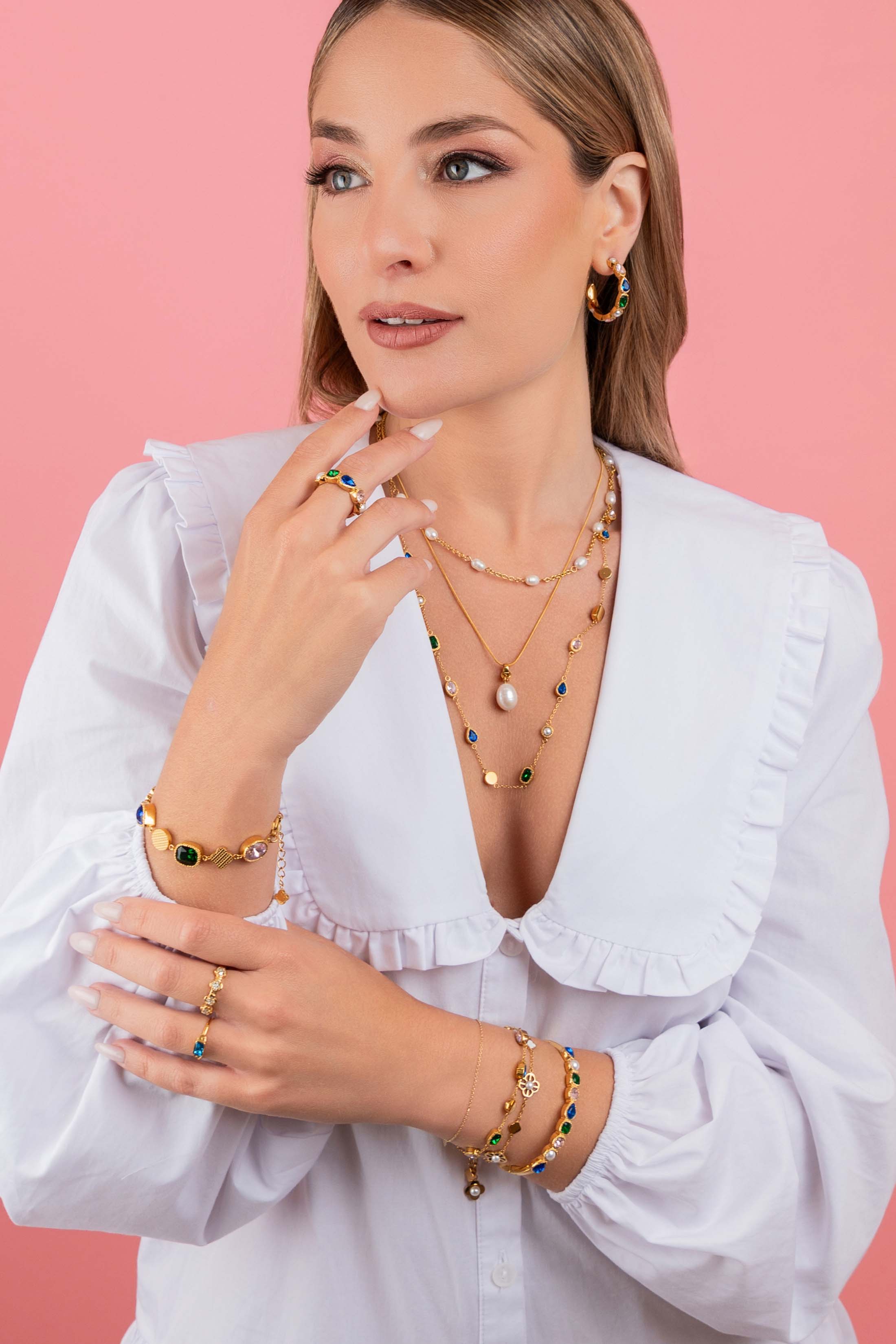 Citadel Whisper Bracelet, Fortress Ring & Rossica Candle Gift Set