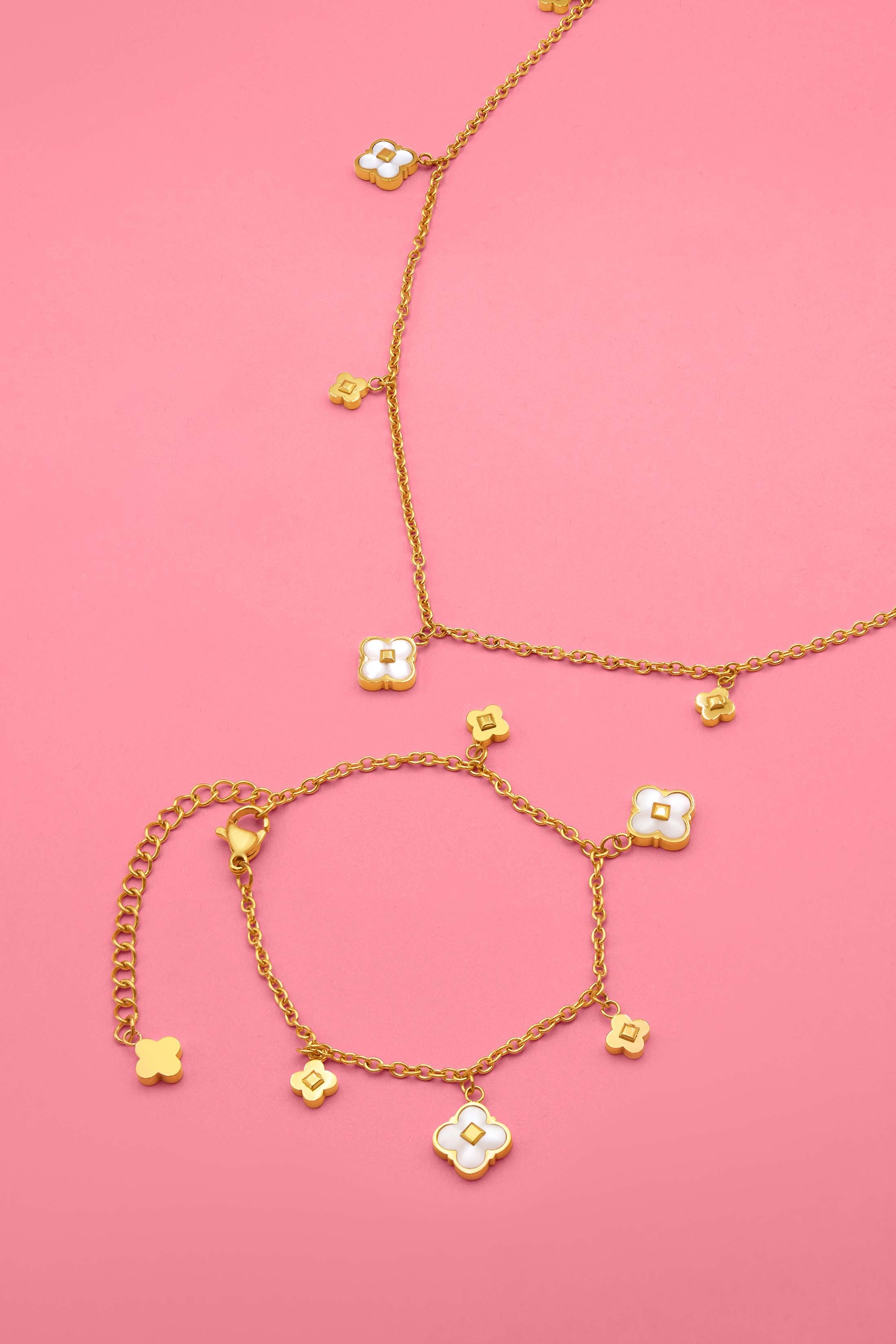 Isabella Charm Necklace & Bracelet Gift Set