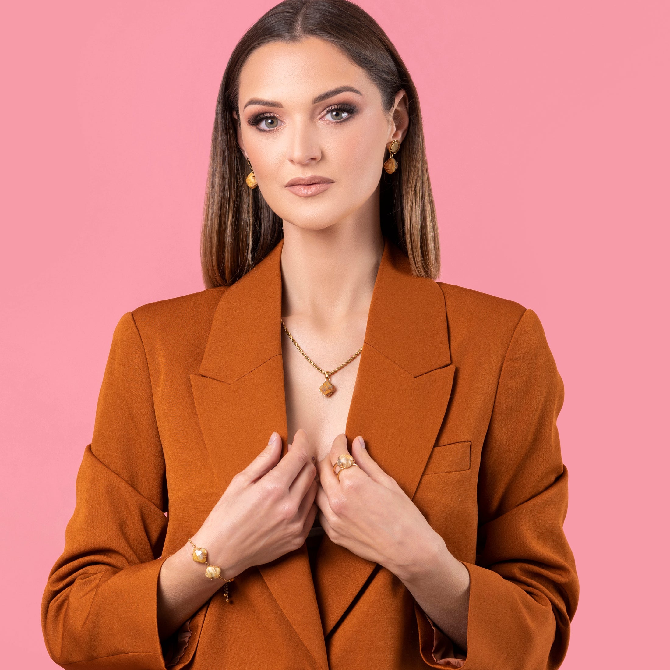 Stone Station Midnight Sparkle Stone Pendant