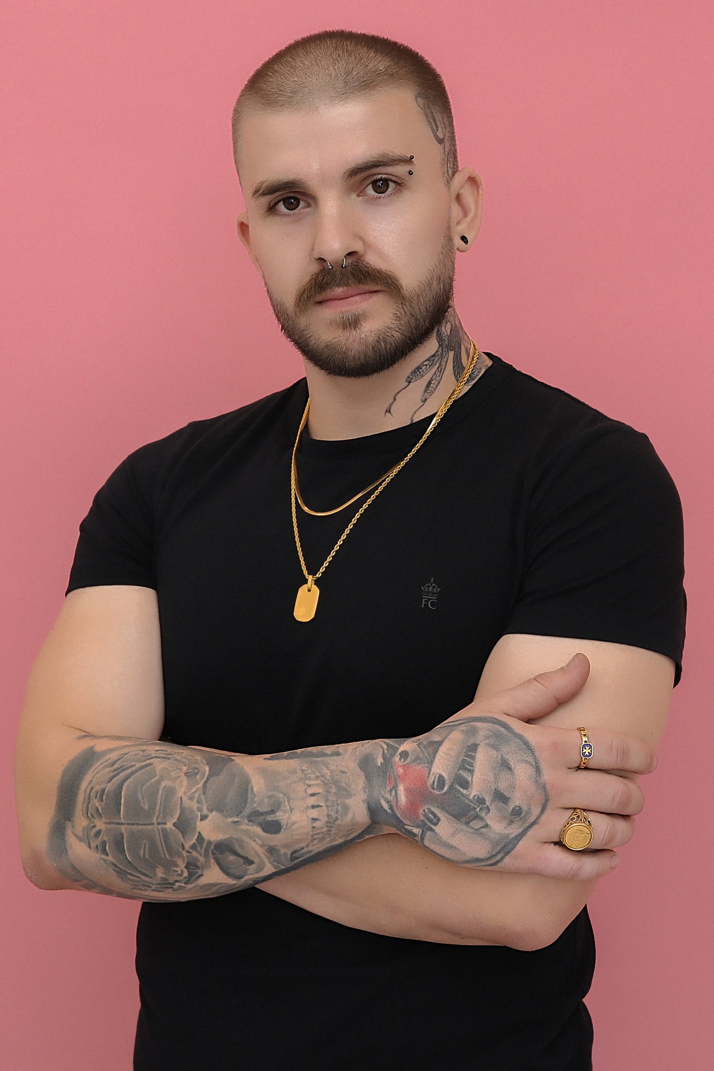 Carisma Logo Tag "Inħobbok Pa" Pendant