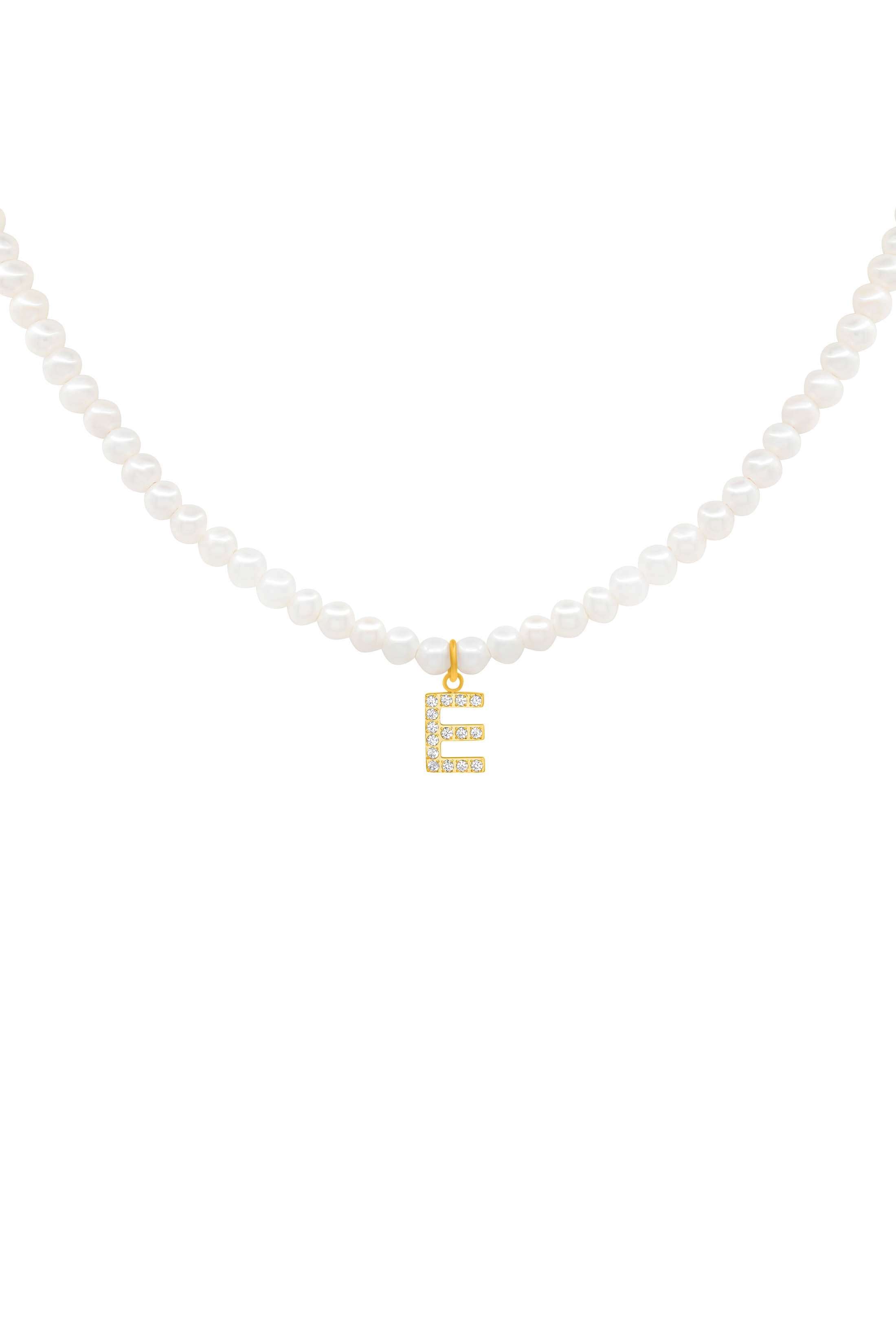 Initial Freshwater Pearl Necklace