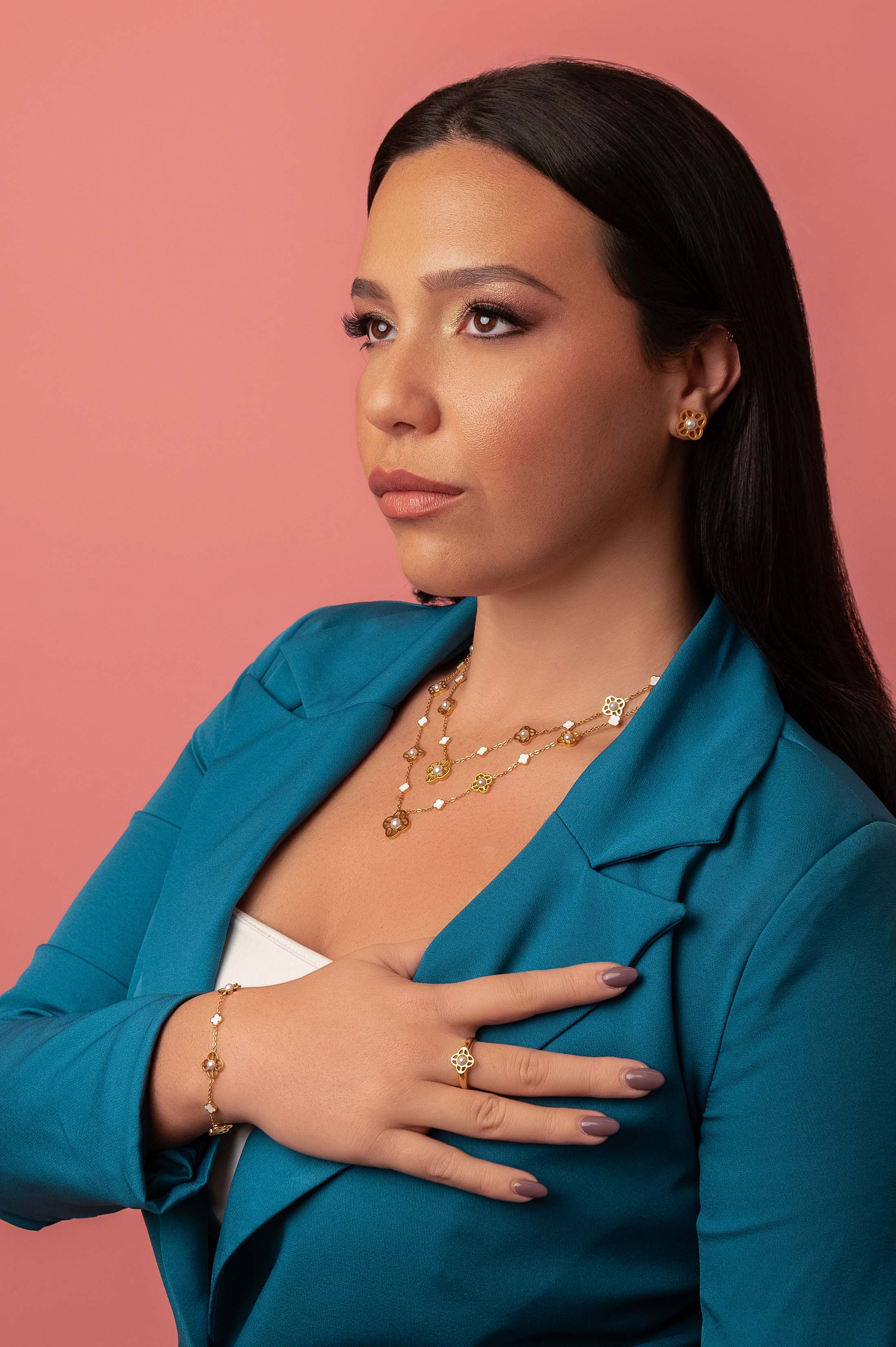 Carisma Pearl Flower Ring