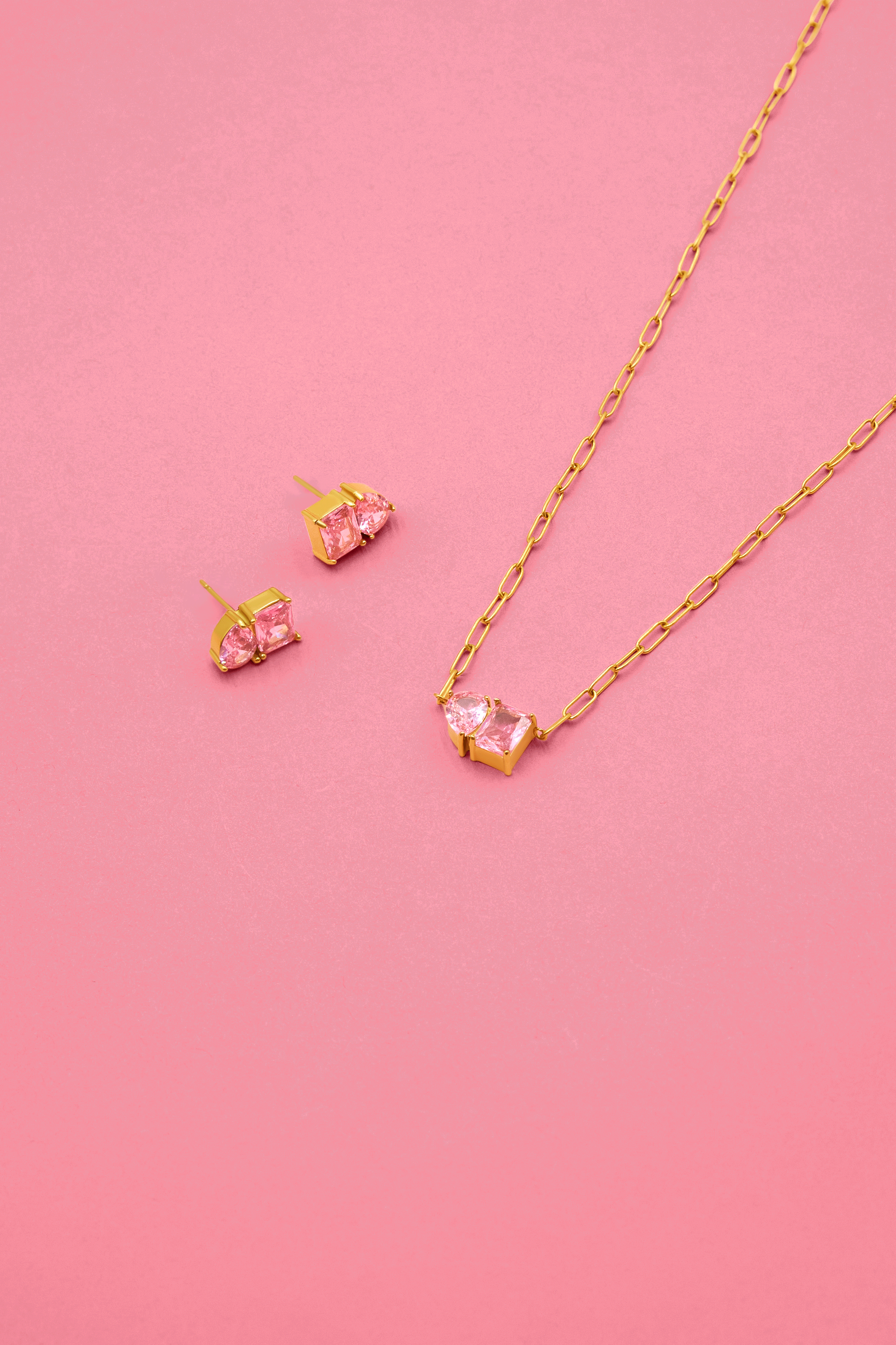 Harmony Duo Stud Earrings & Necklace Gift Set