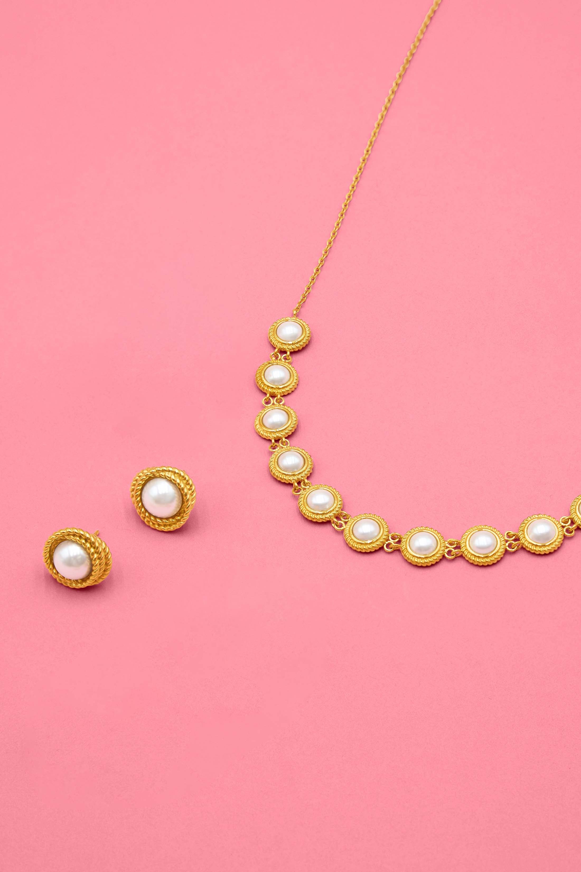 Riviera Knots Choker & Stud Gift Set