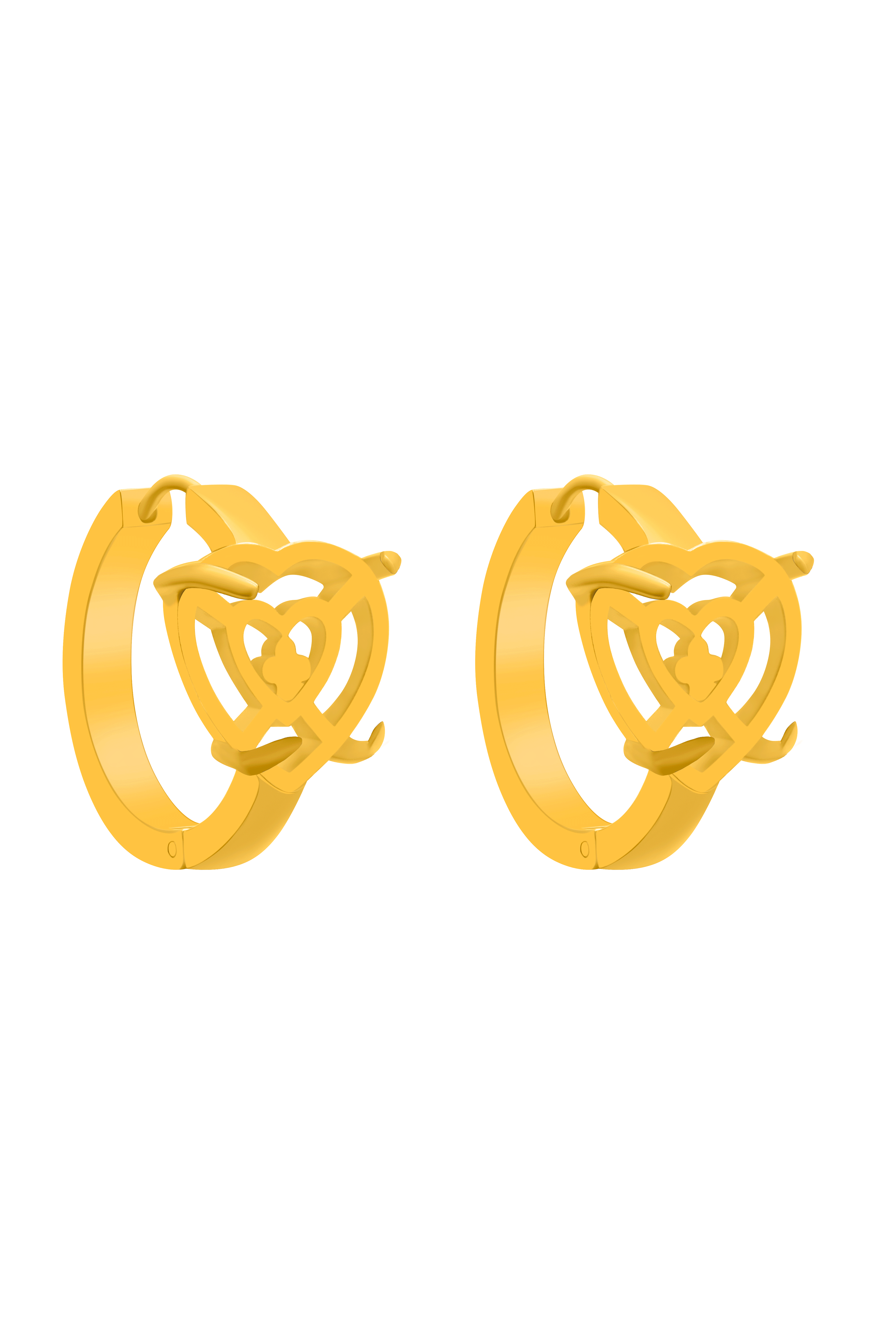 Stone Station Qalbi Hoop Earring Set