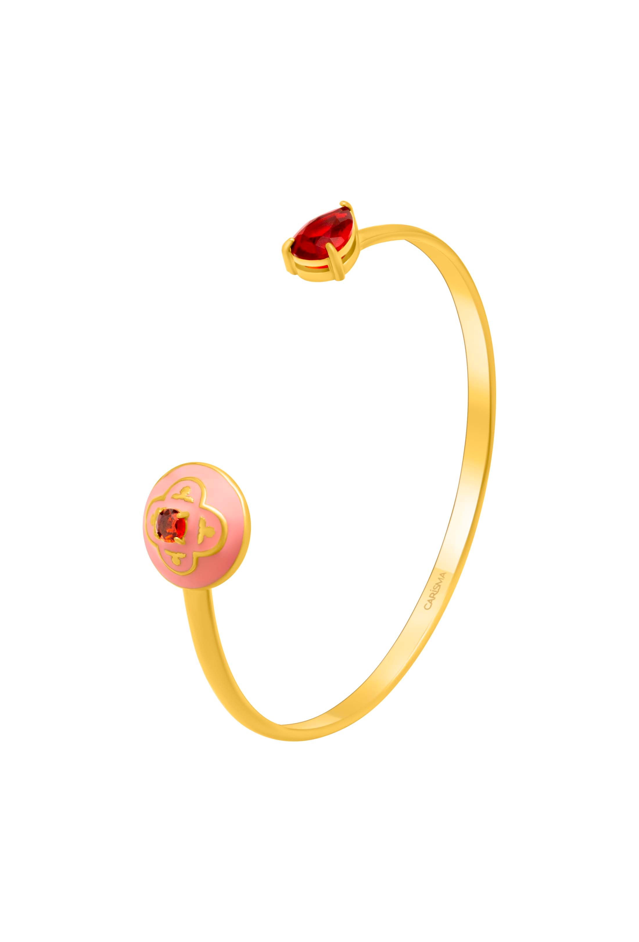 Maltese Tile Carisma Red Stone Bangle