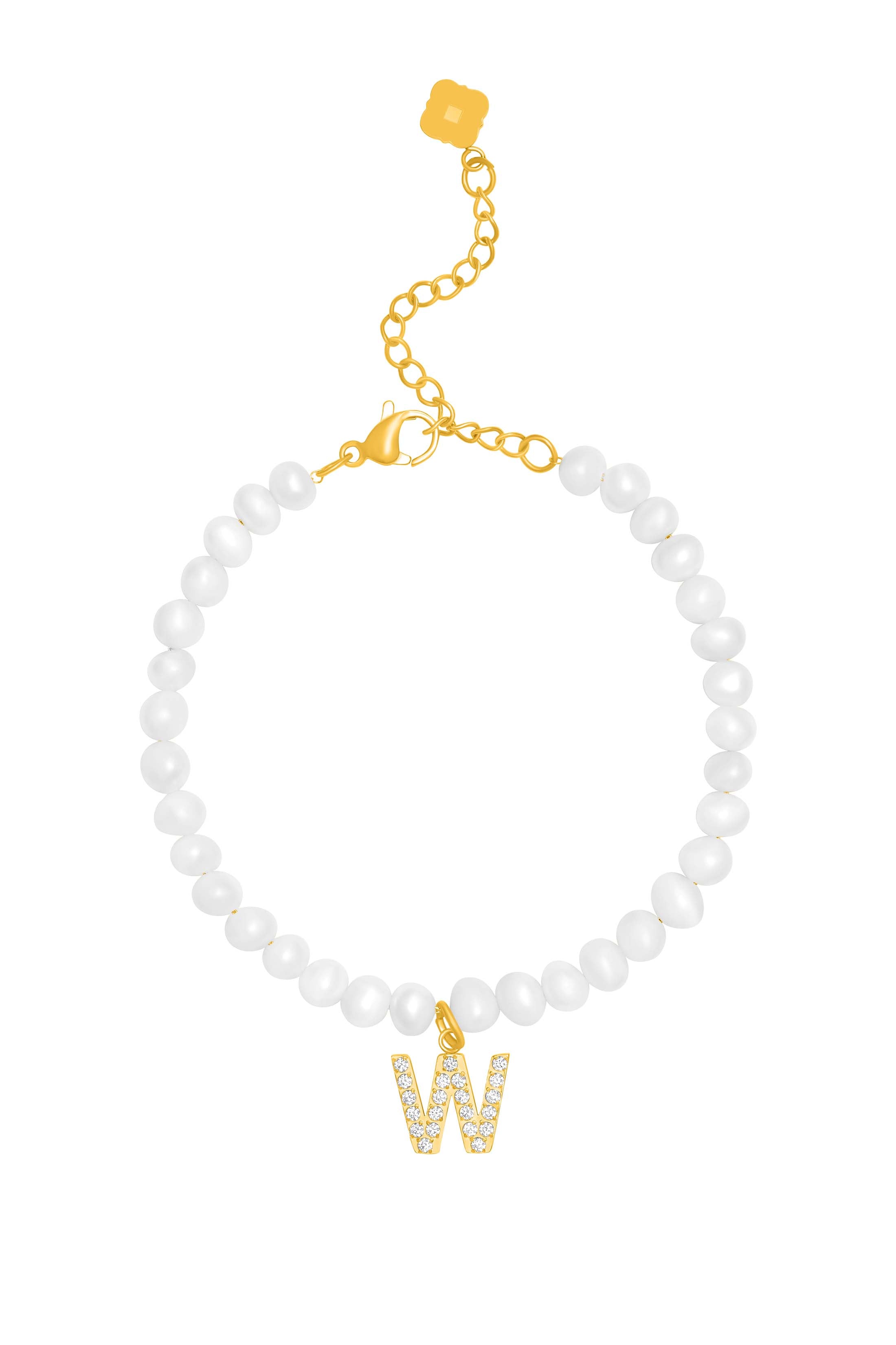 Initial Freshwater Pearl Bracelet