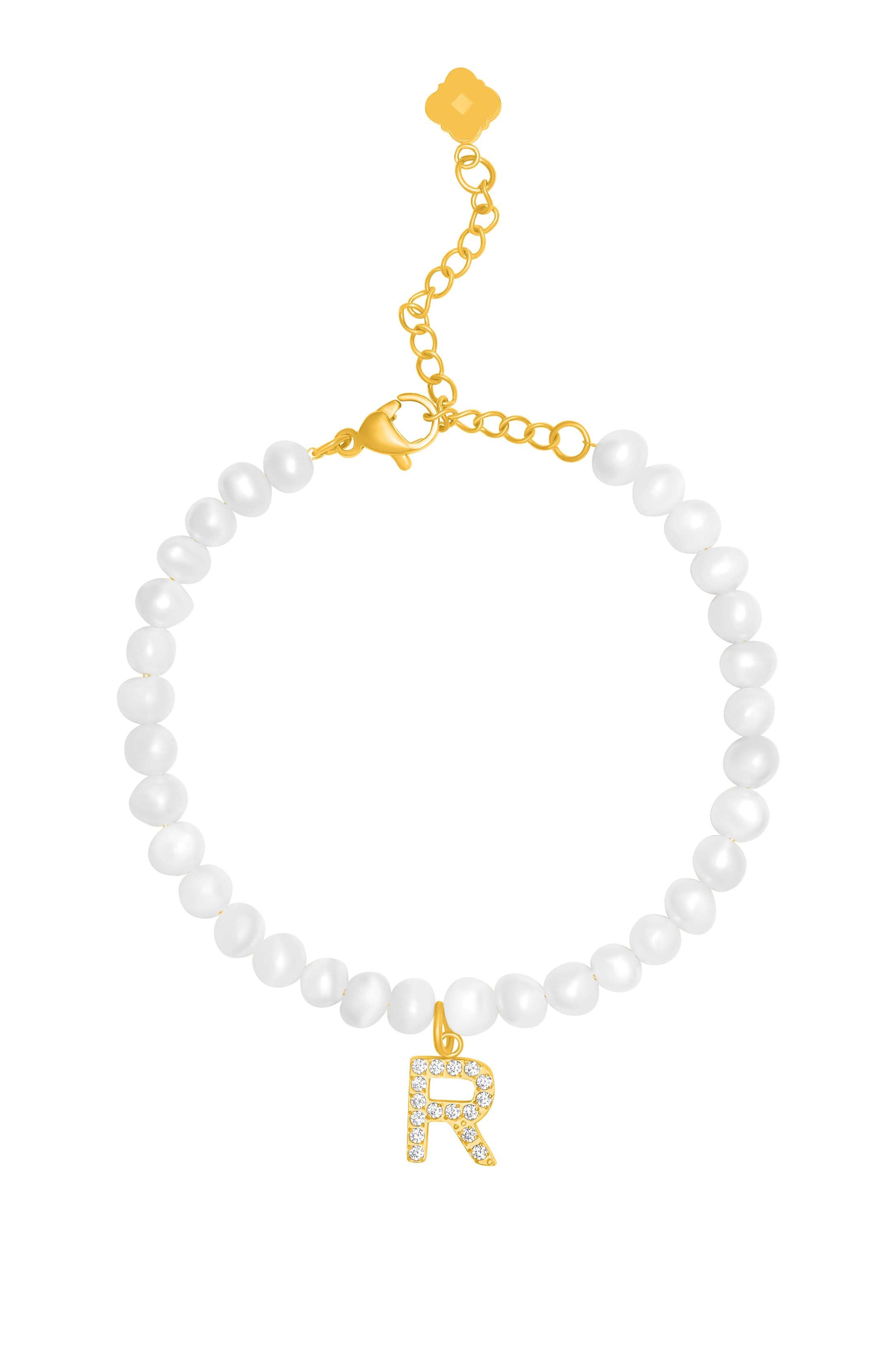Initial Freshwater Pearl Bracelet