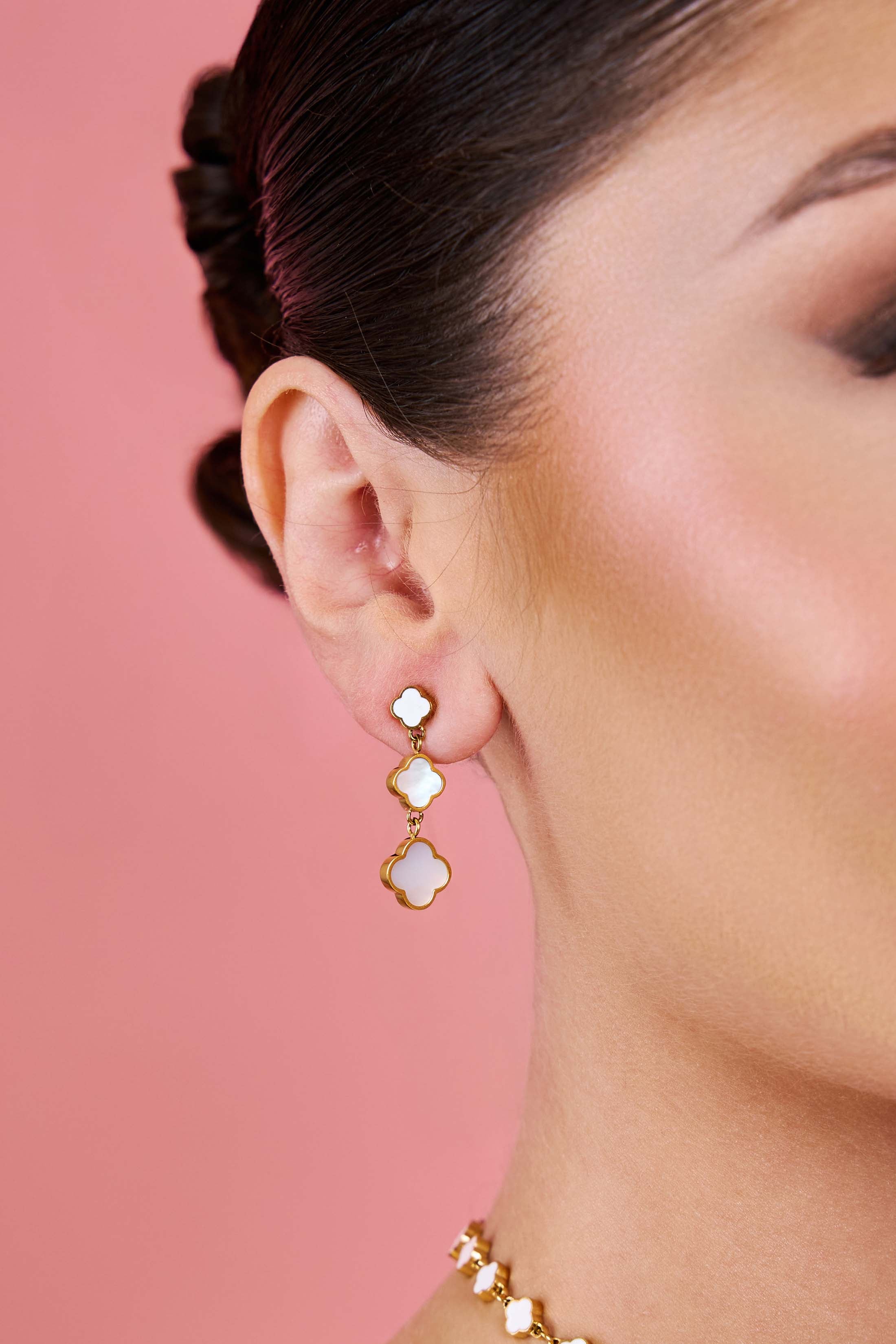 Sofia Perla Drop Stud Earring Set