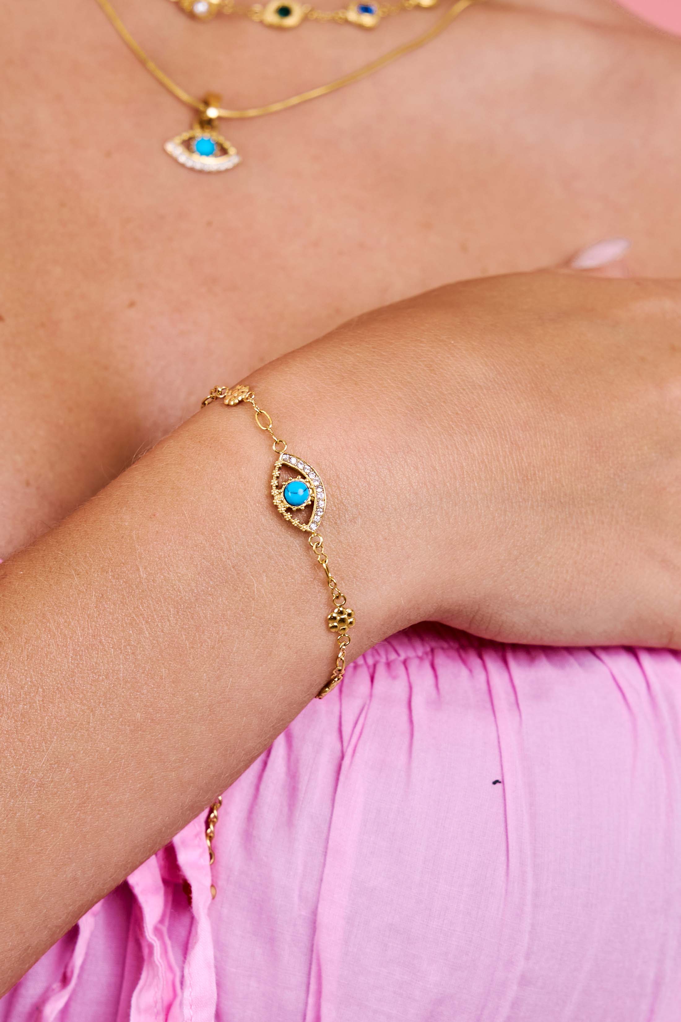 Milos Evil Eye Bracelet