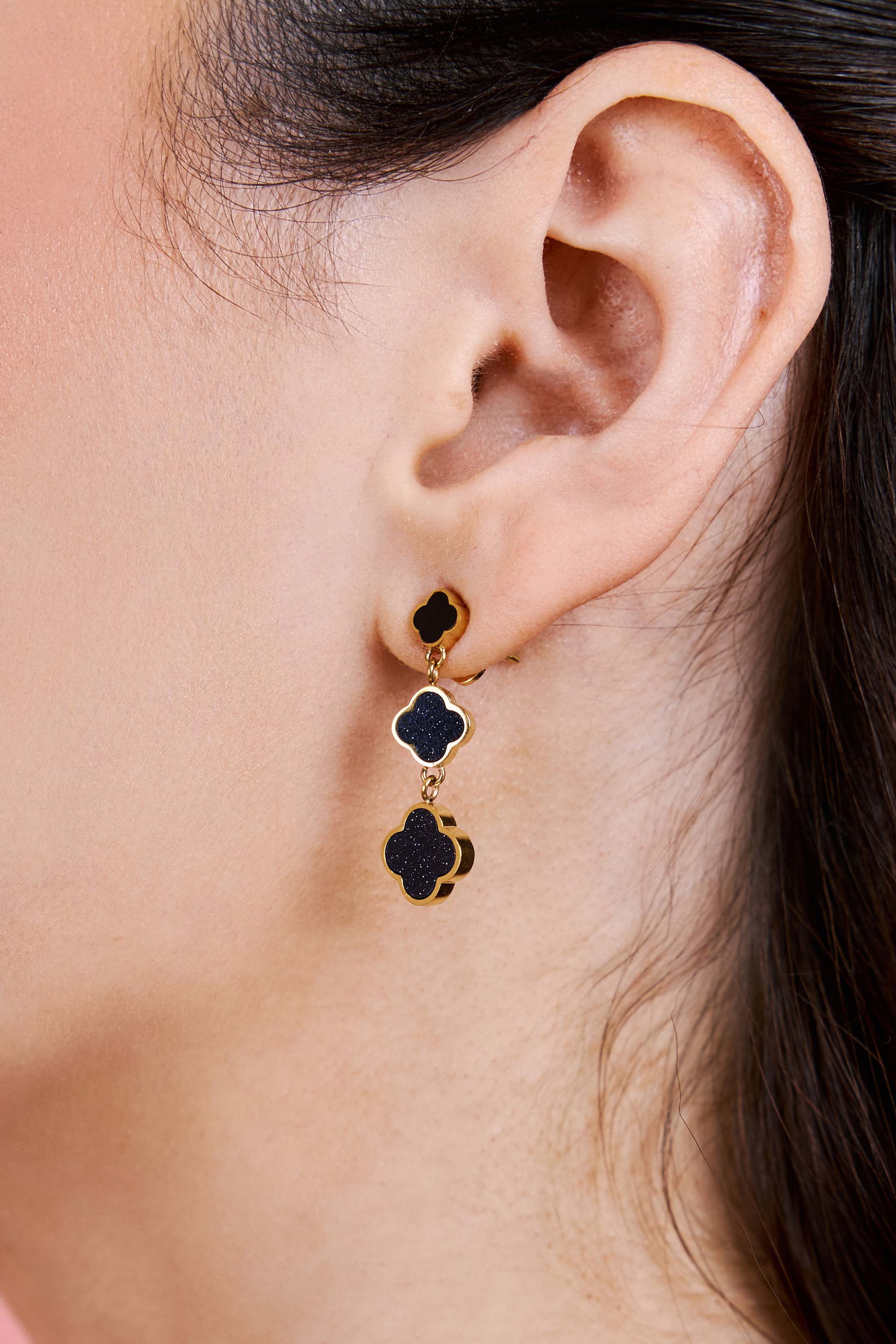 Sofia Midnight Sparkle Stud Earring Set