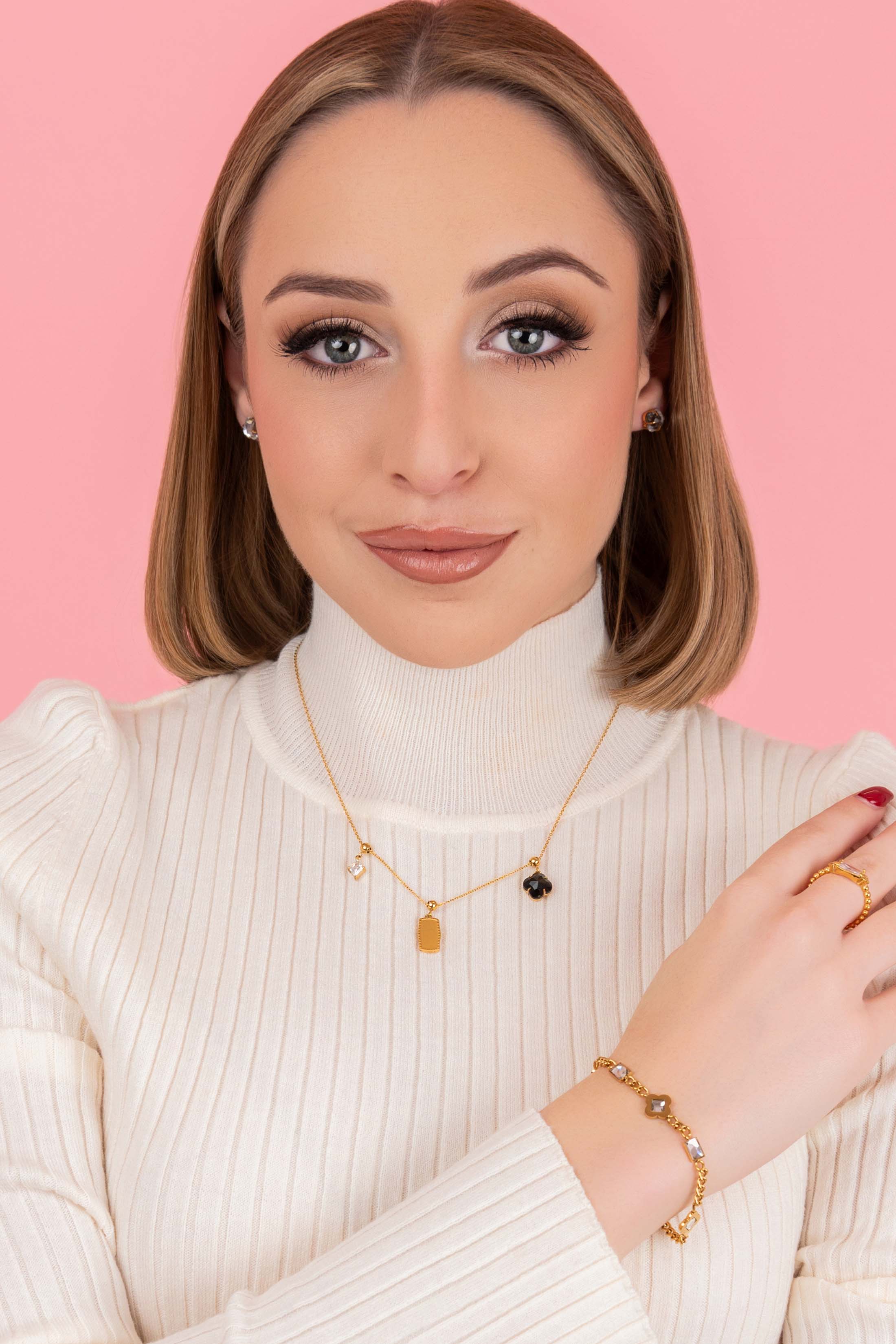 Birthstone Toggle Charm Pendant