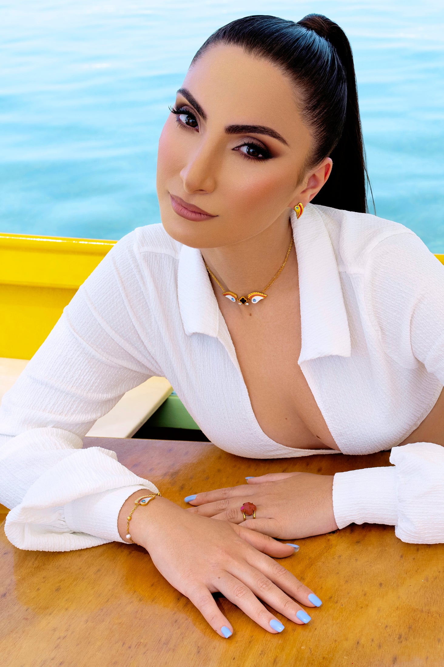 Luzzu Eye Choker Necklace