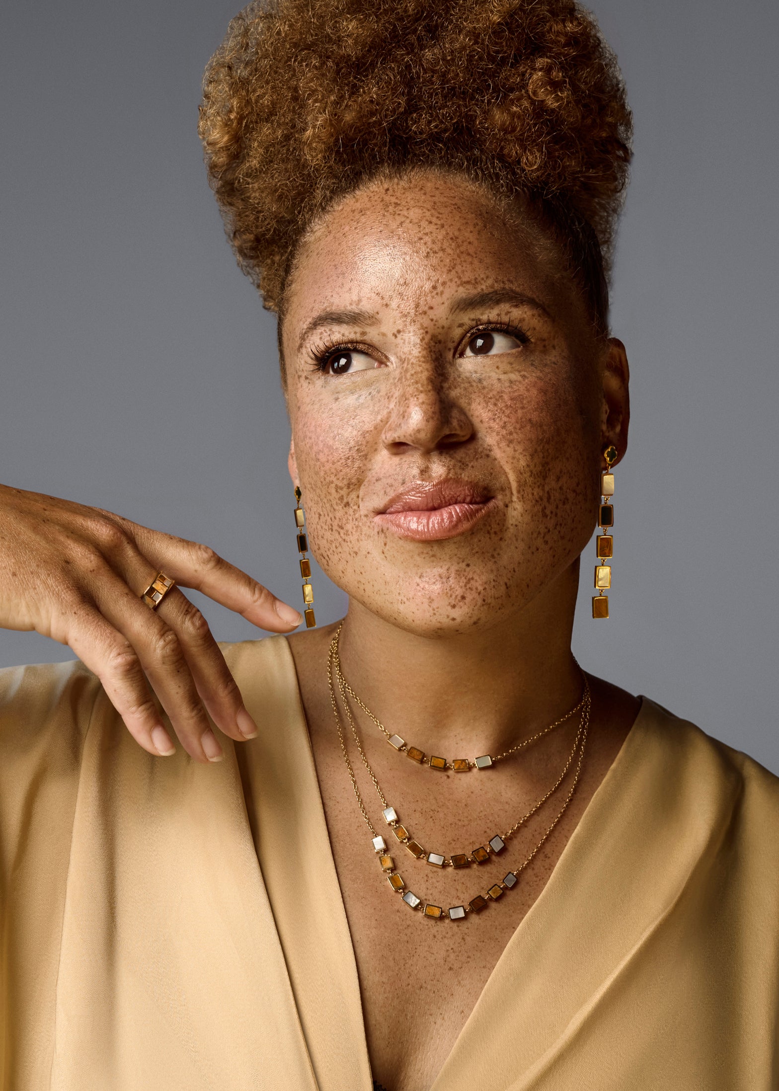 Adriana’s Triple Chain Necklace & Camilla’s Chandelier Earrings Gift Set