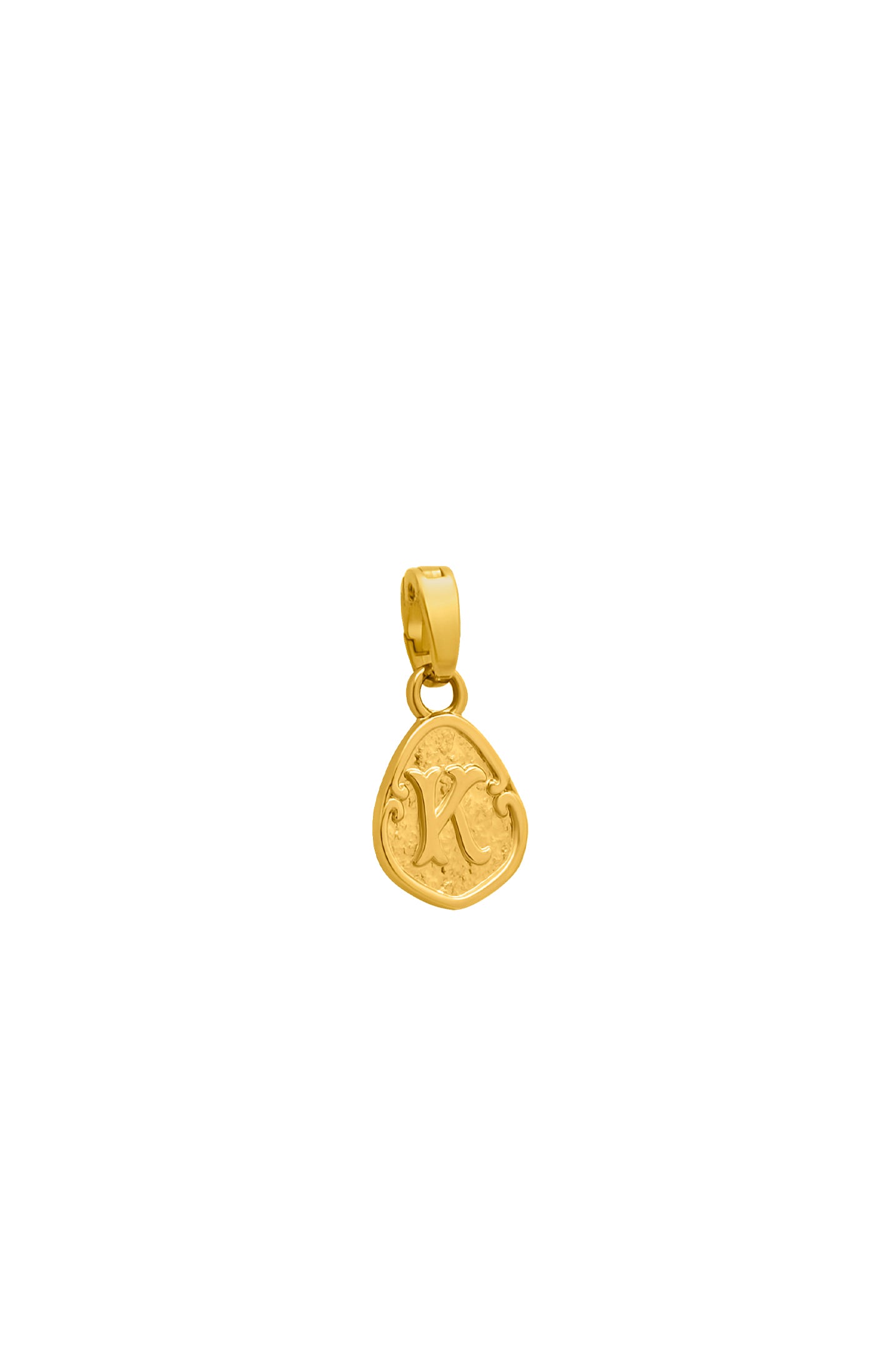 K Tberfil Letter Pendant with Petite Adjustable Chain Necklace – Carisma  Collections