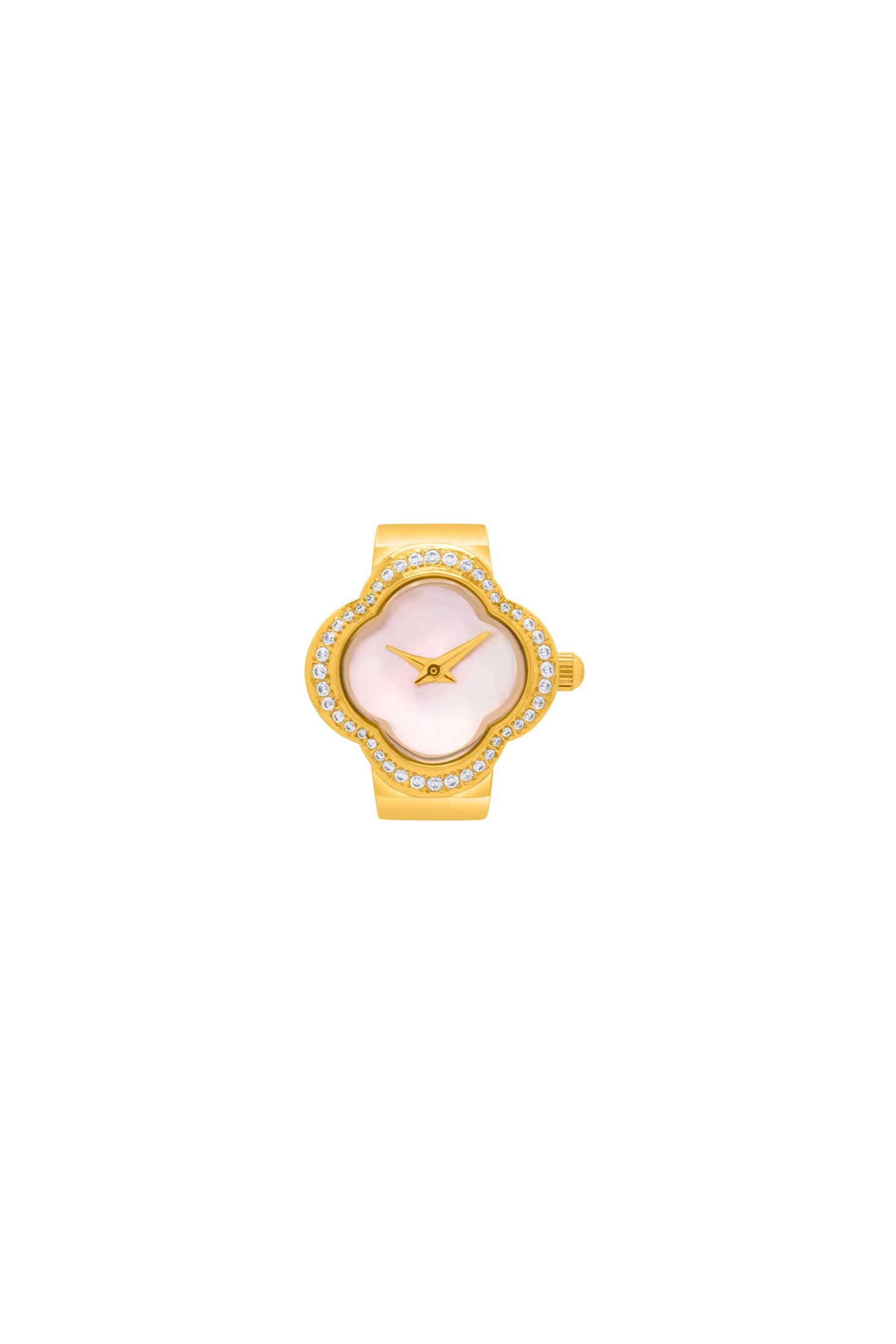 Carisma Pink Mother of Pearl Ring Watch
