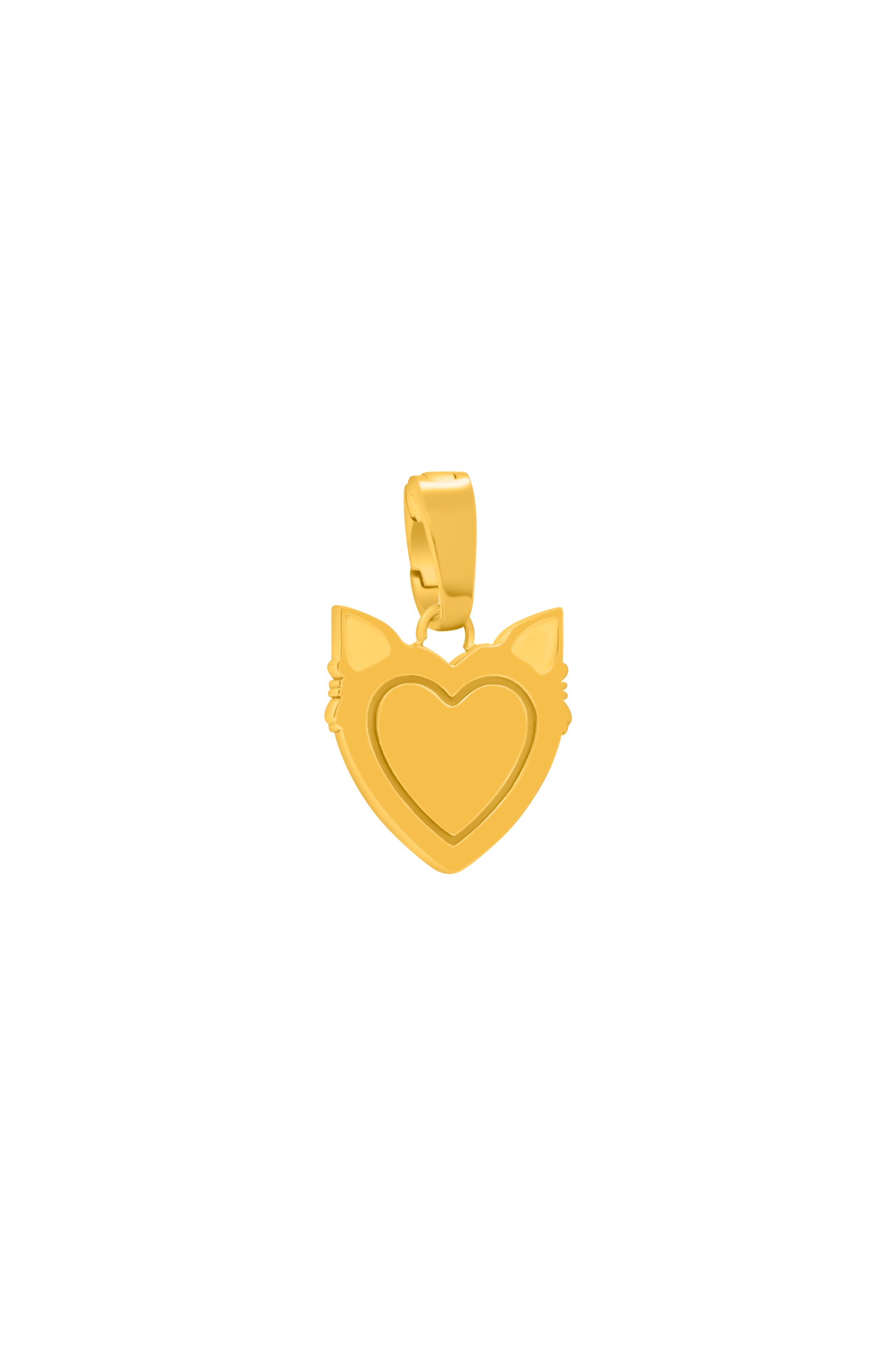 Furry Friend Engravable Heart Pendant
