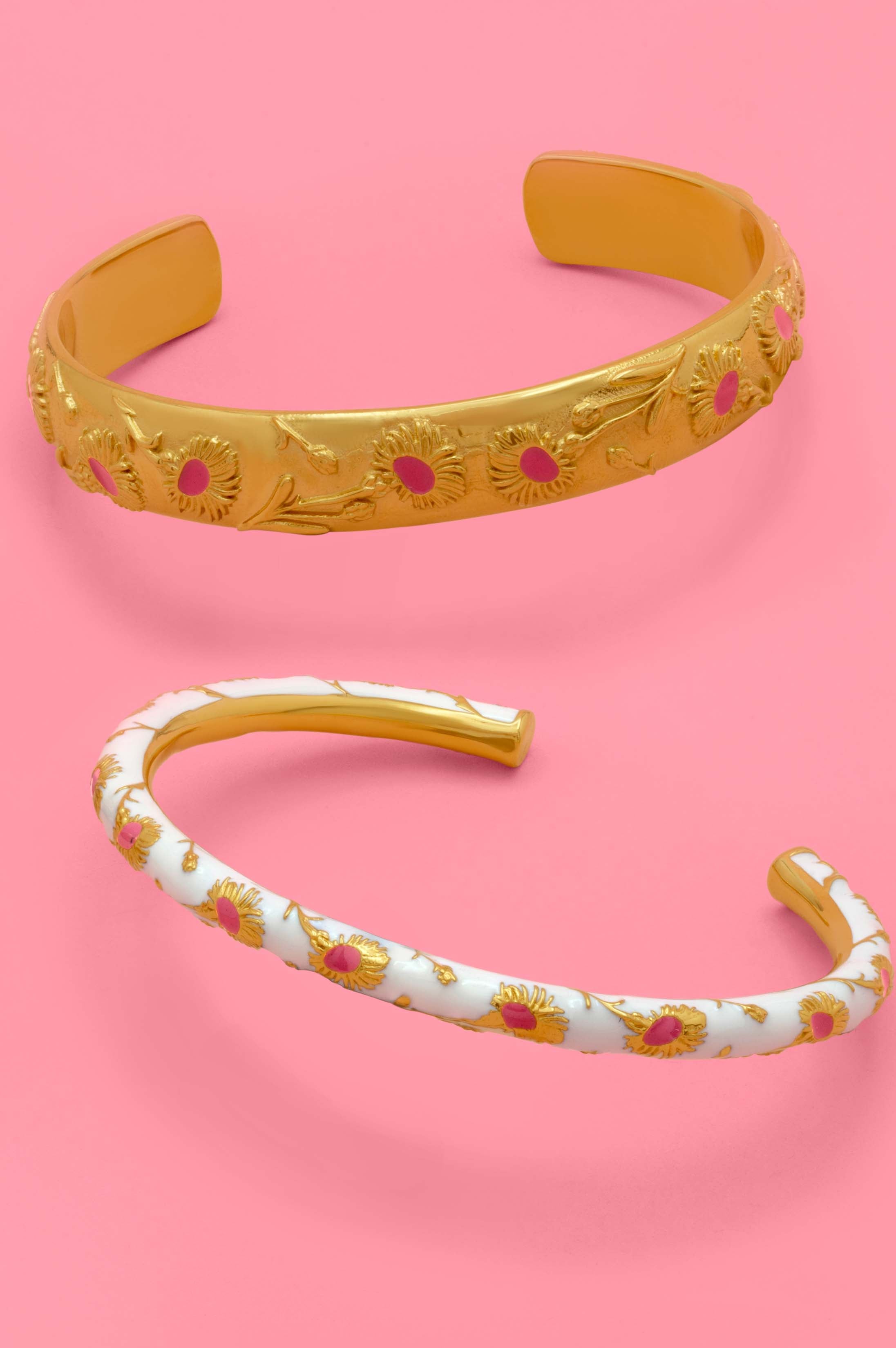 Widnet Il-Baħar Bangle & White Enamel Bangle Gift Set