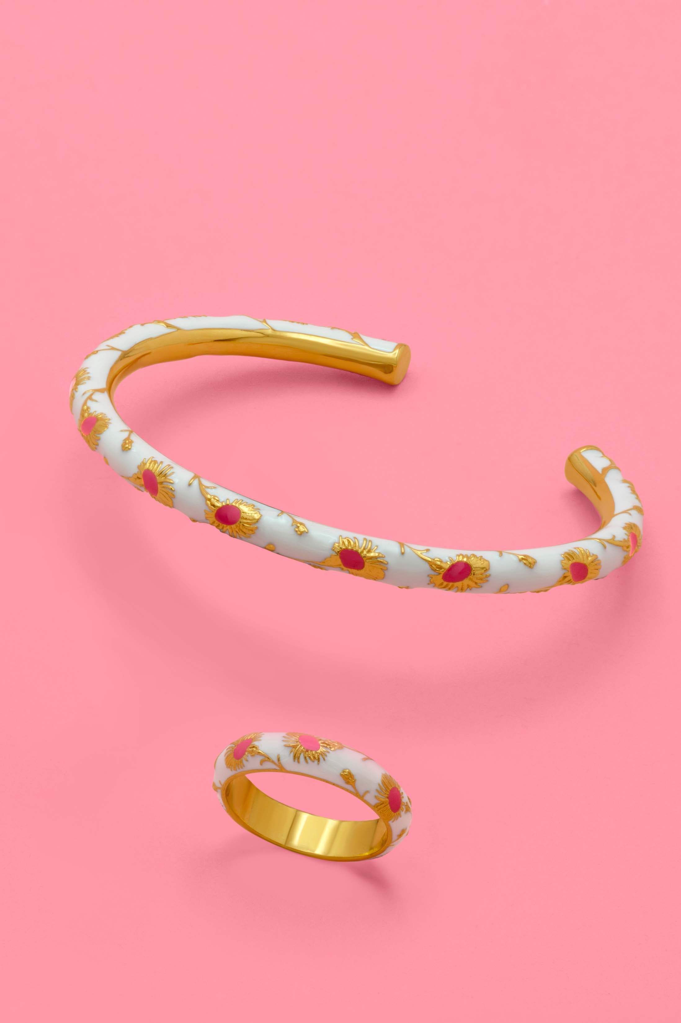 Widnet Il-Baħar White Bangle & Ring Gift Set