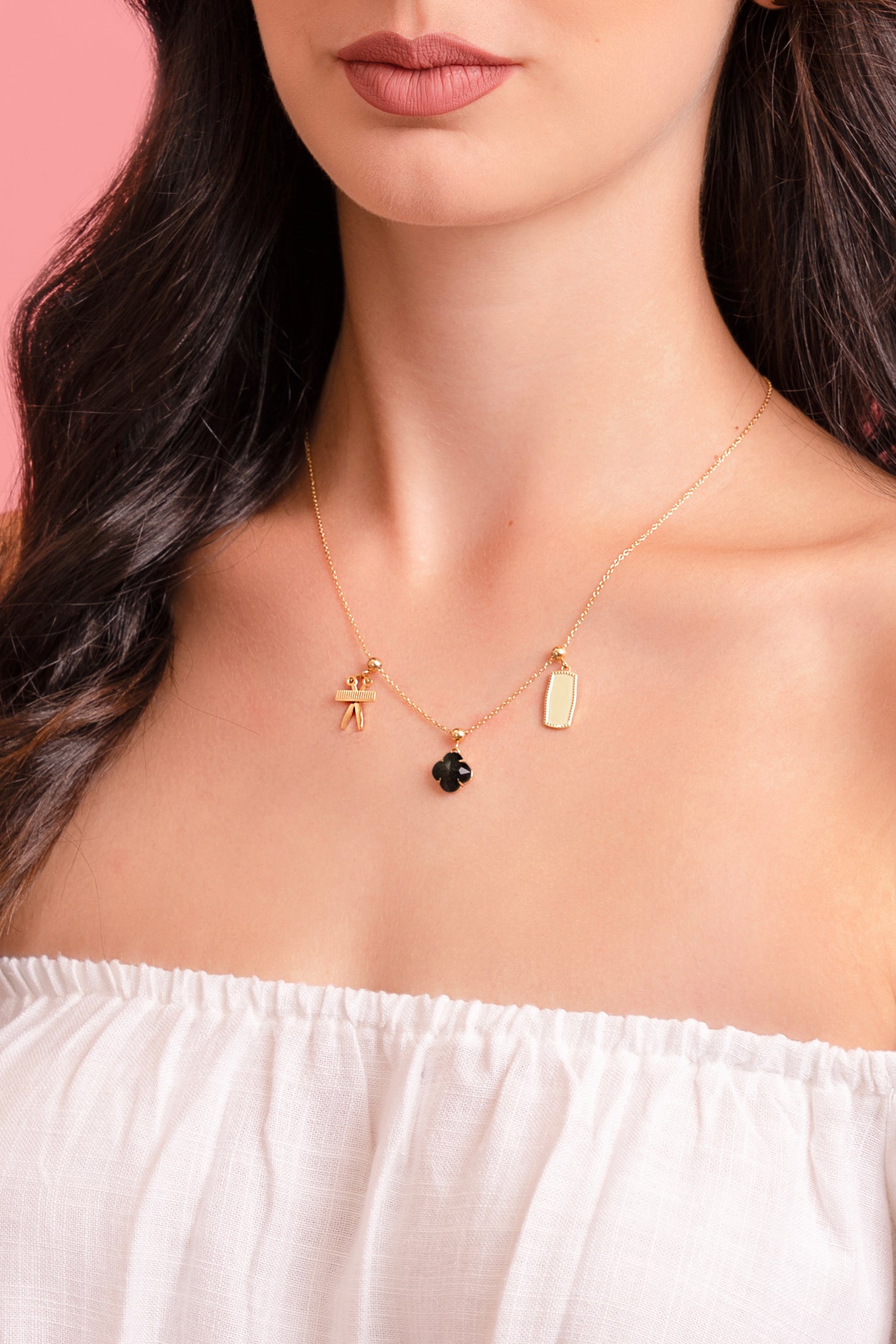 Hairstylist Toggle Charm Pendant