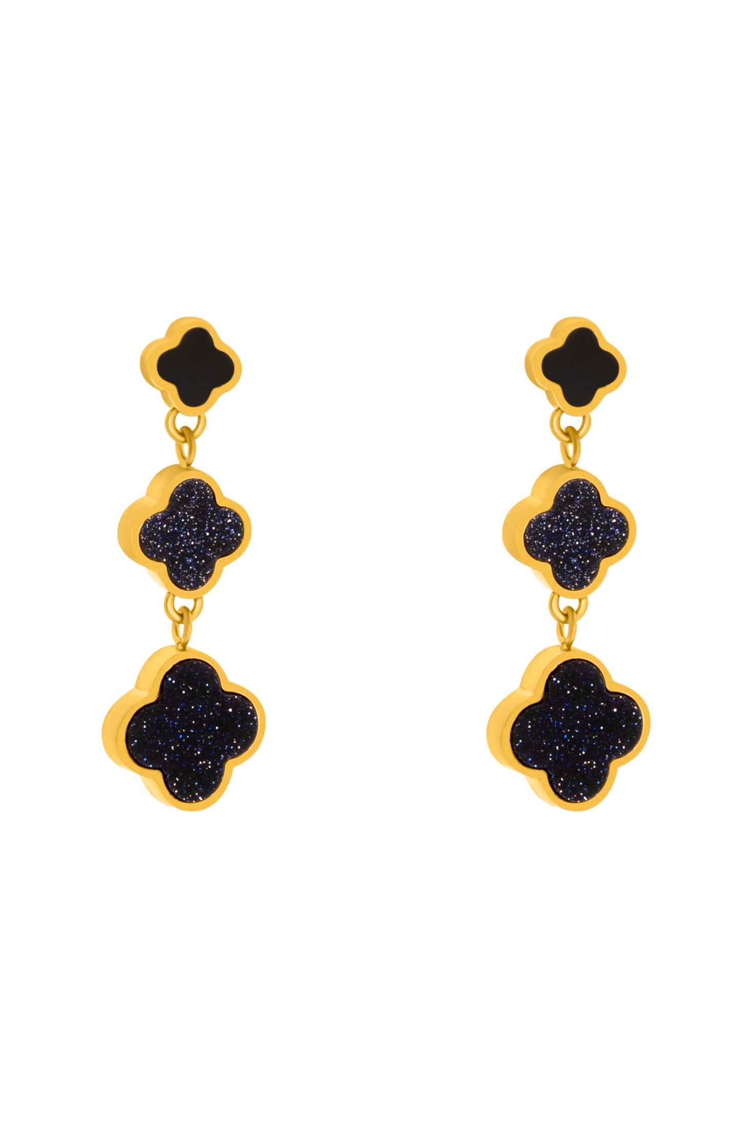 Sofia Midnight Sparkle Stud Earring Set