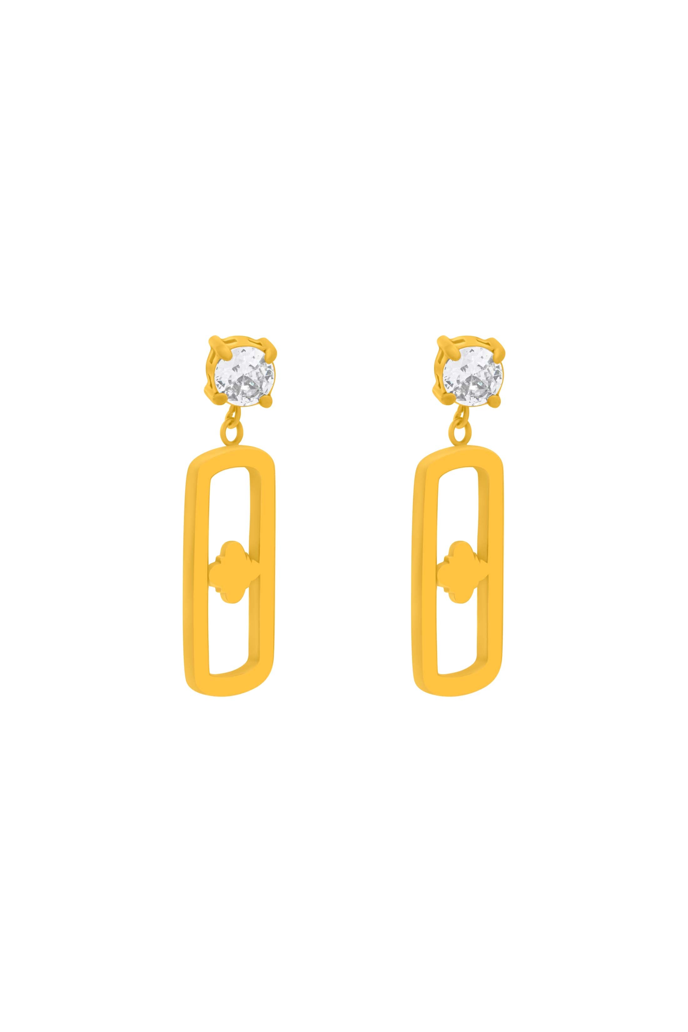 Brillantina Link Drop Earring Set