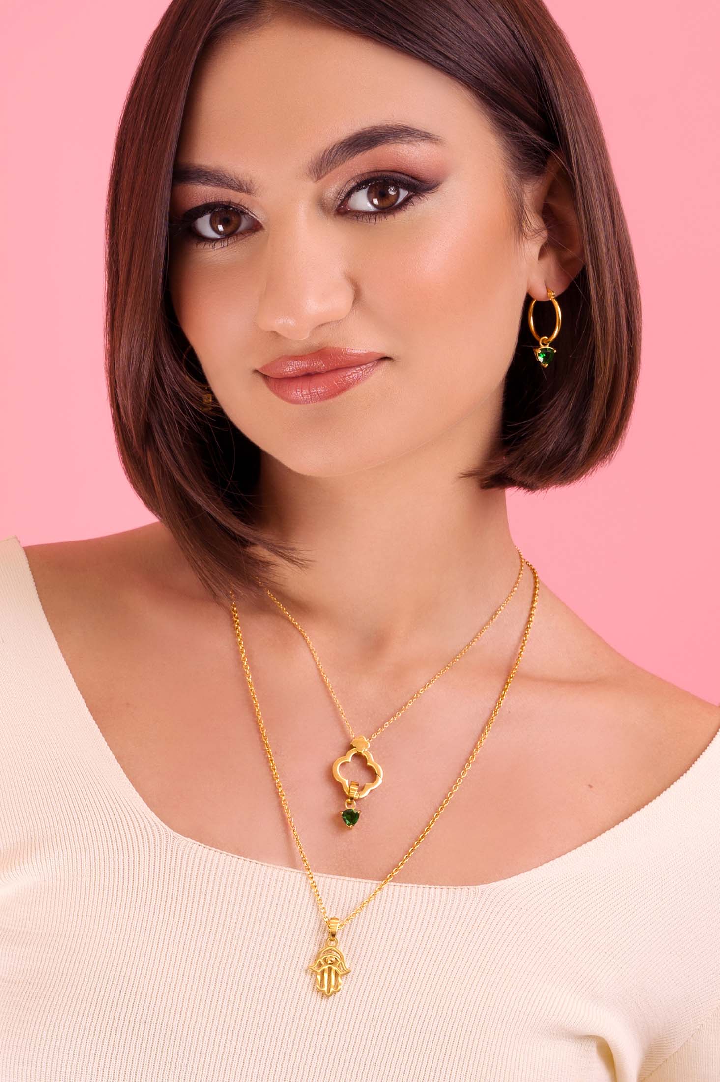 Carisma Logo Stackable Charm Necklace Gift Set