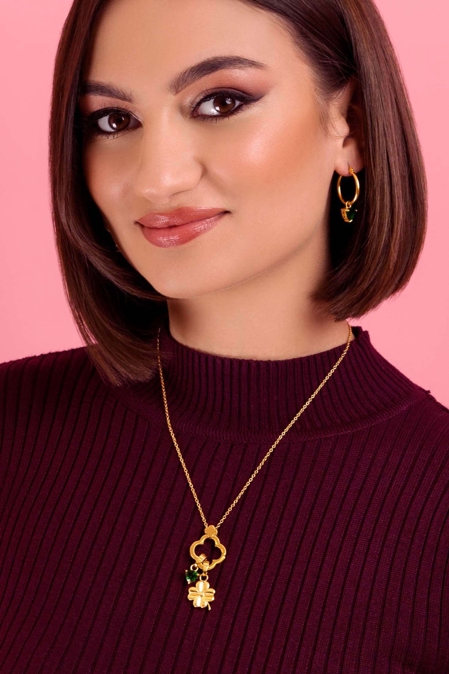 Carisma Logo Stackable Charm Necklace Gift Set