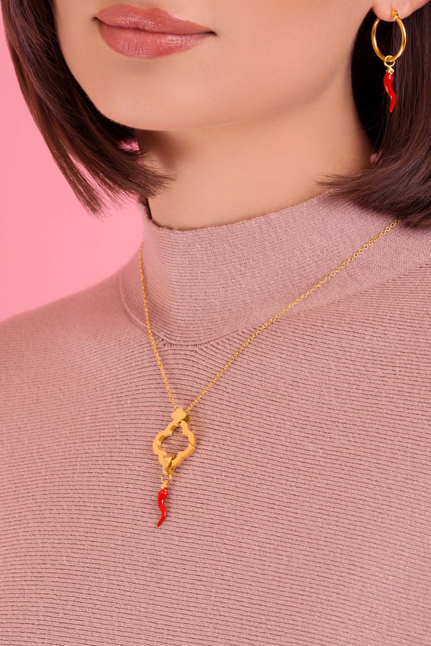 Red Chili Pepper Charm Pendant