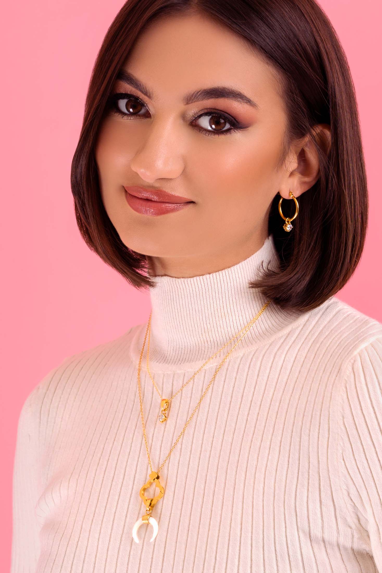 Carisma Logo Stackable Charm Necklace Gift Set