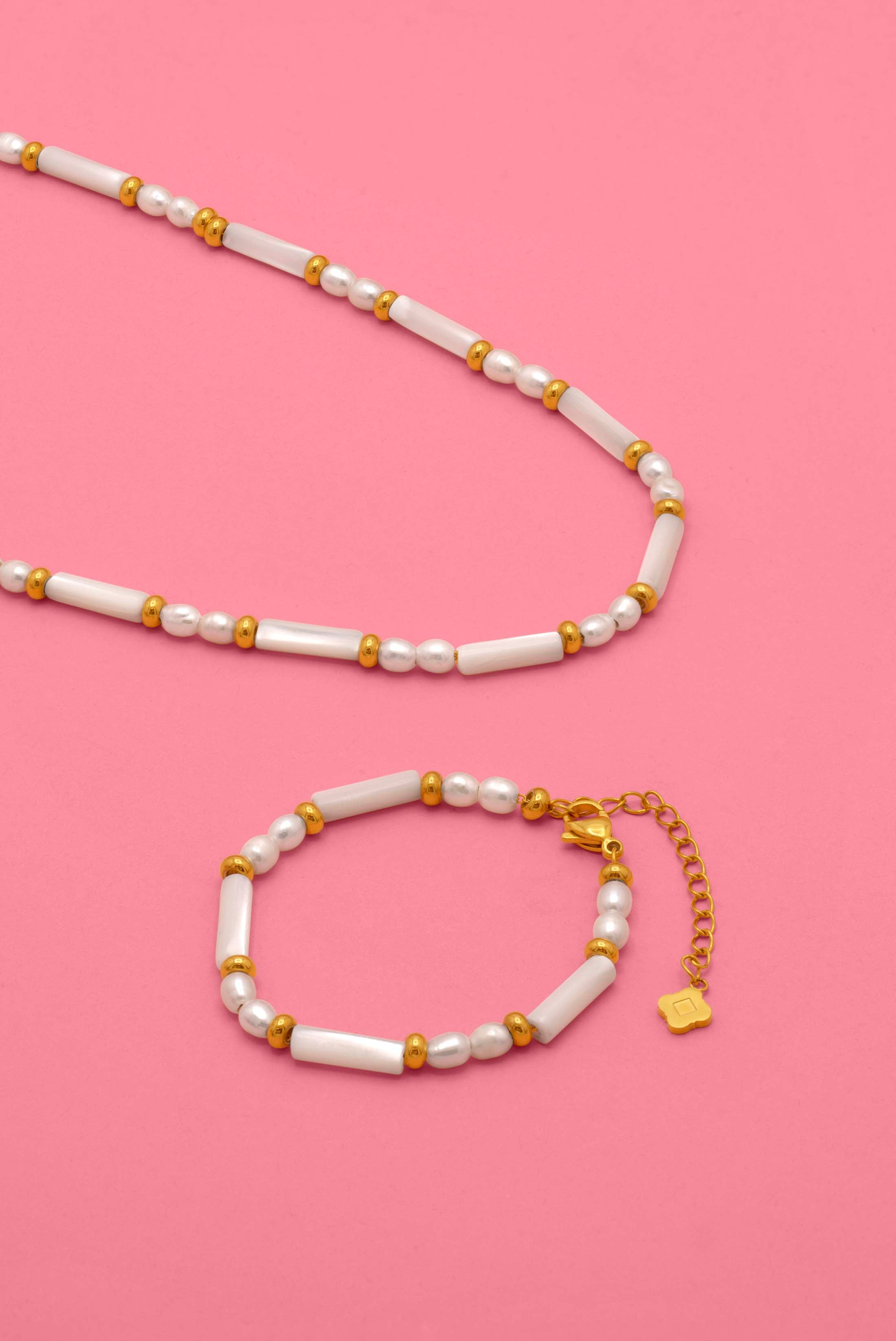 Ċombini Beaded Bracelet & Necklace Gift Set