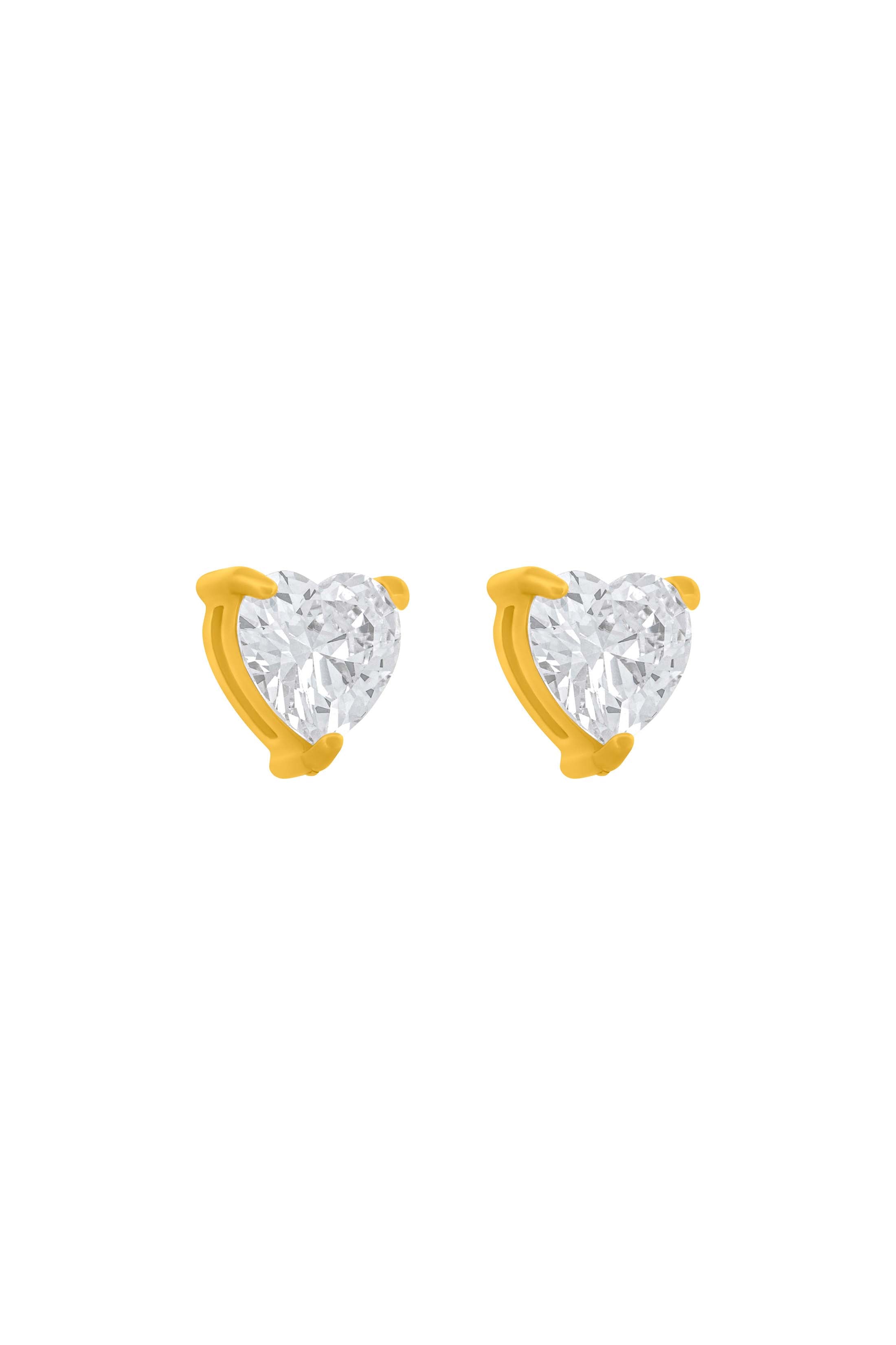 Qalbi Crystal Stud Earring Set
