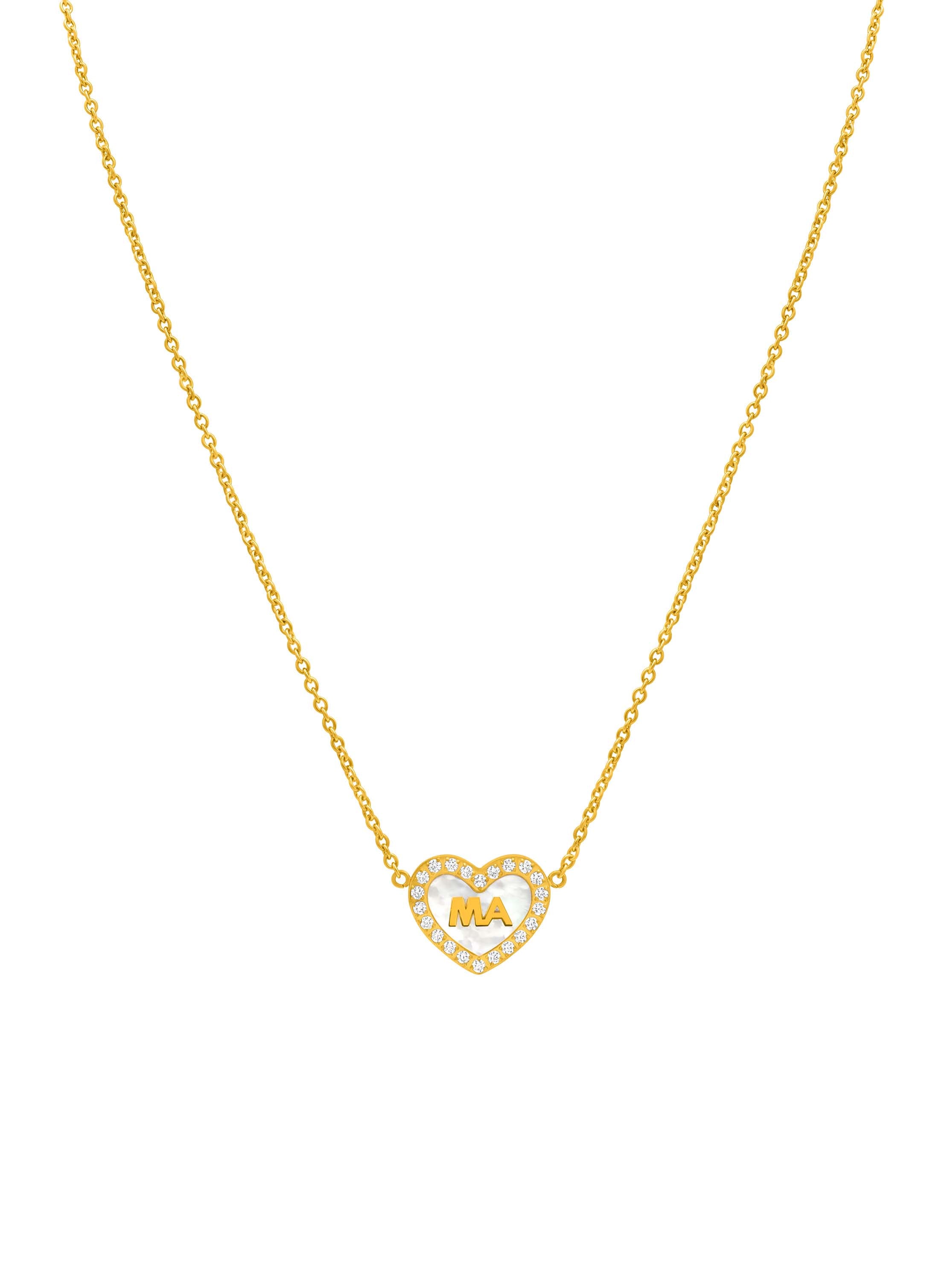 Qalbi ‘Ma’ Mother of Pearl Necklace