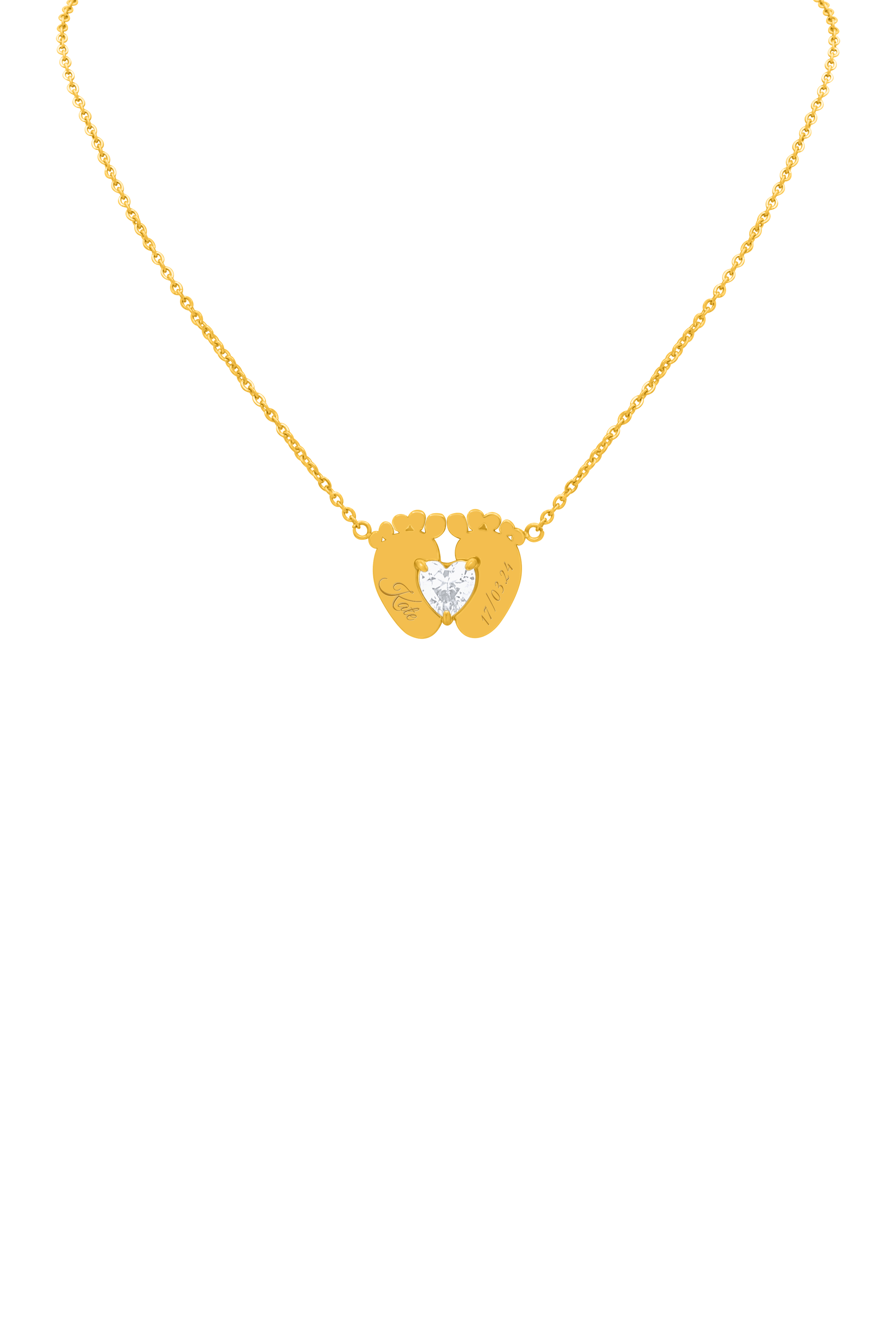 Little Steps Engravable Necklace