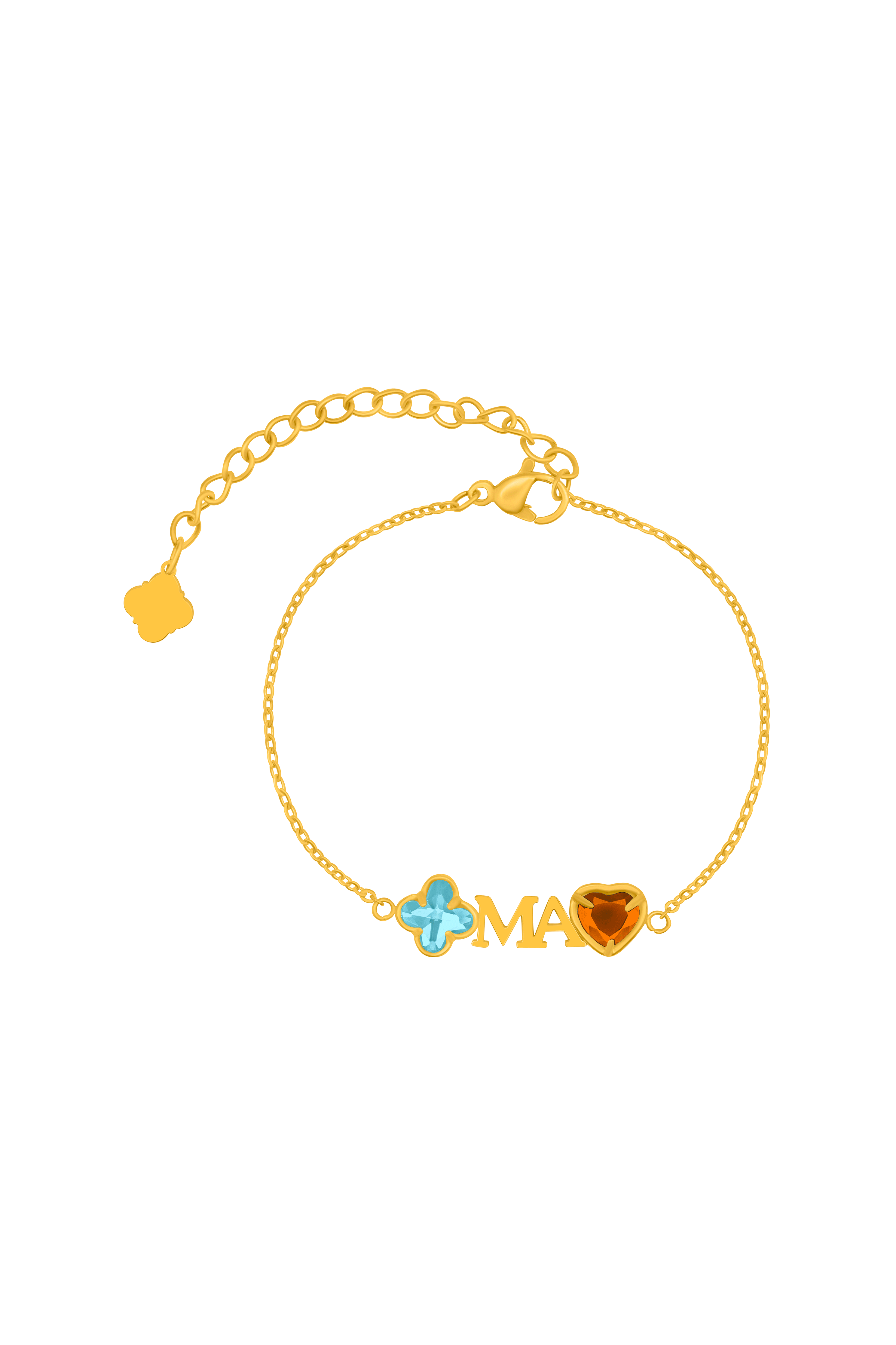 Made for "Ma" Birthstone Bracelet