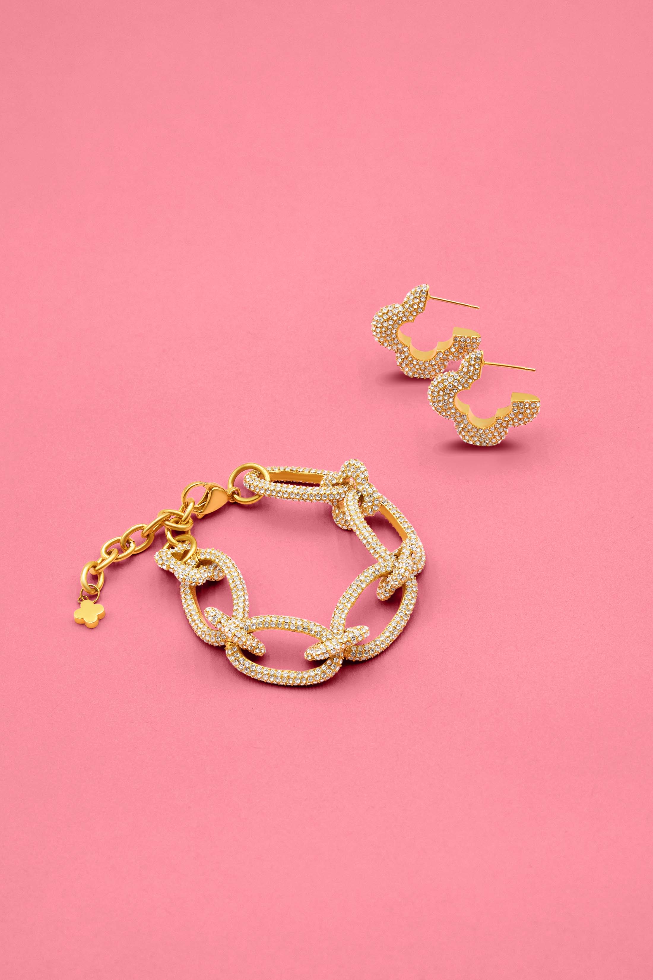 Armonija Hoop Earrings & Bracelet Gift Set