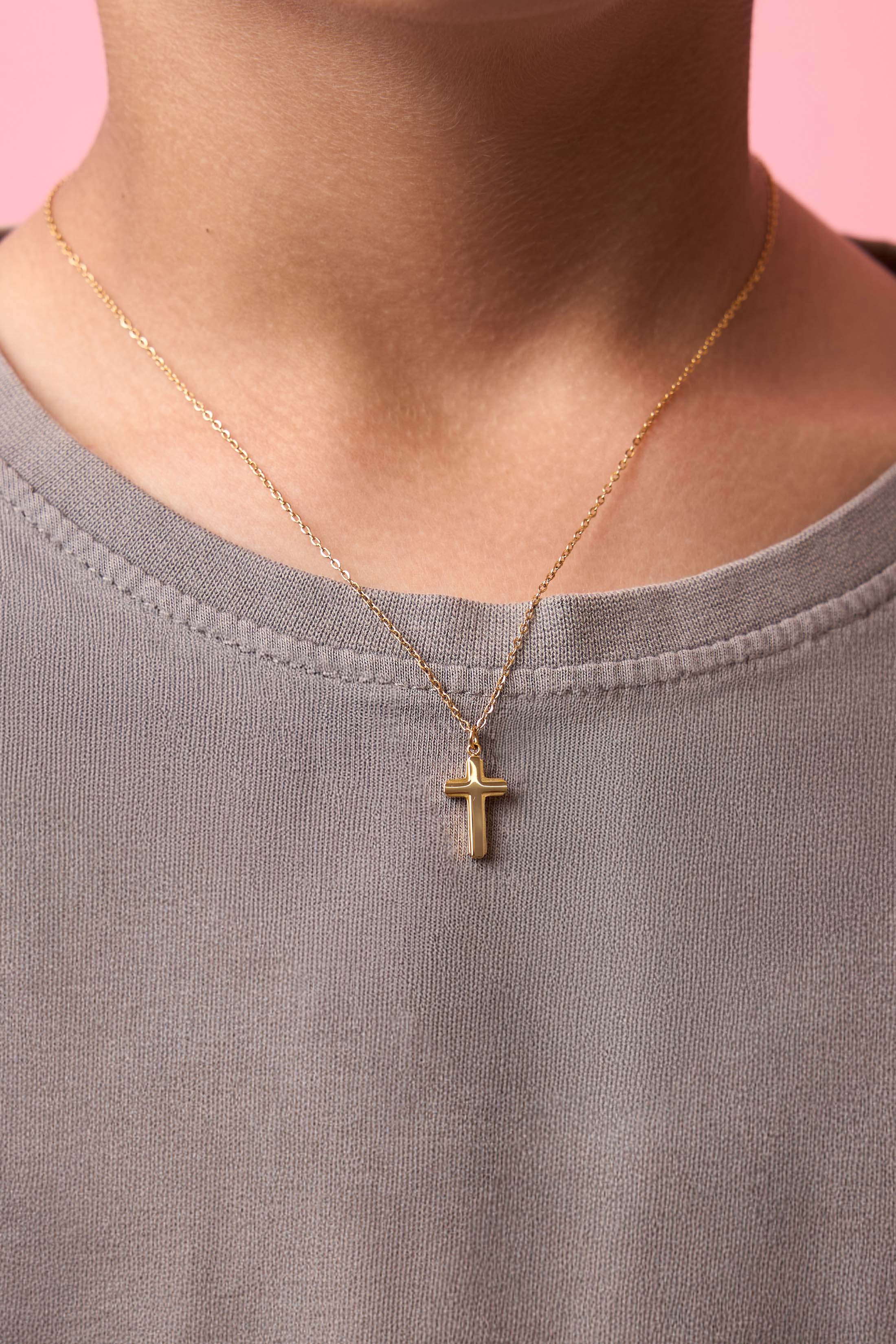 Cross Gold Necklace