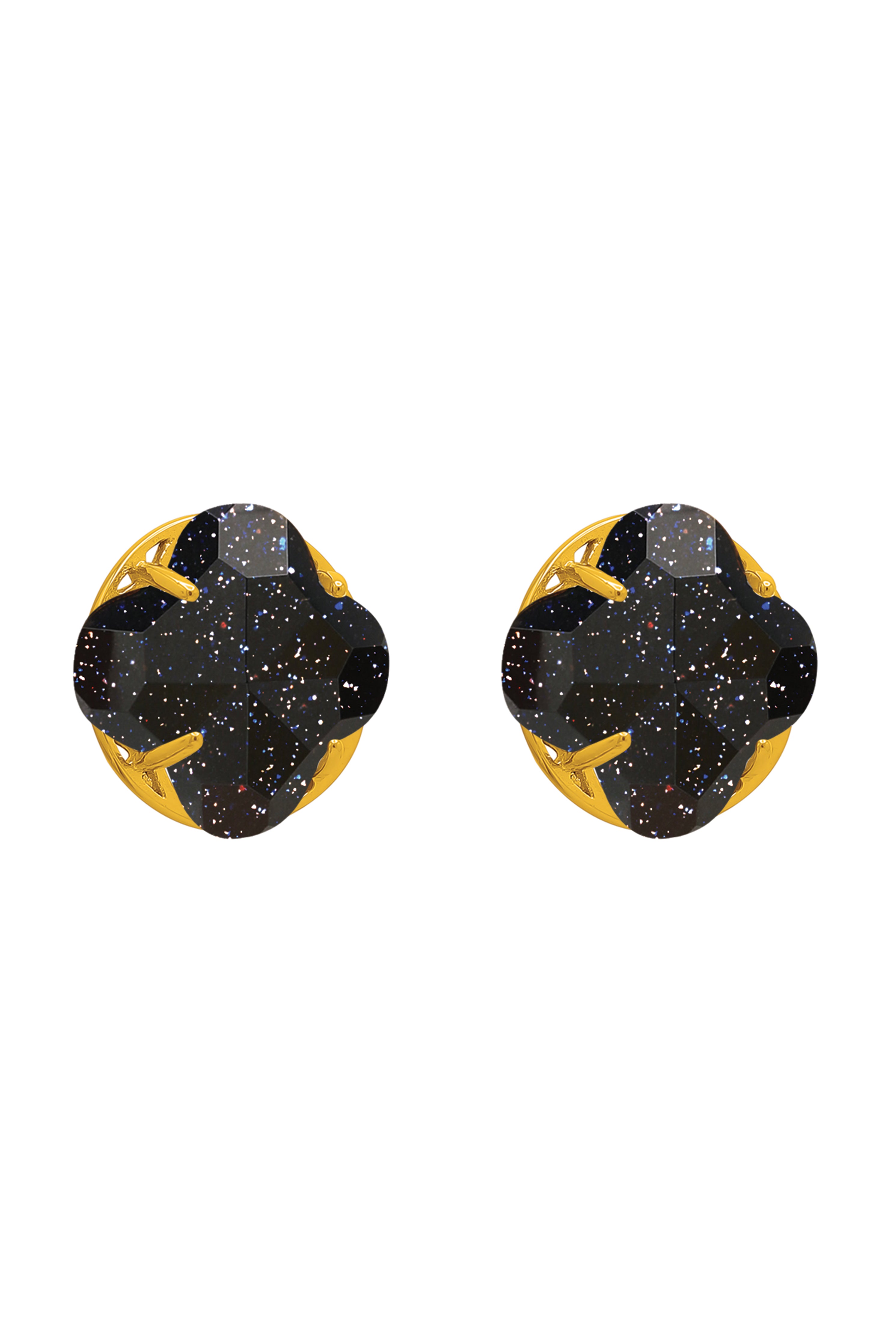 Stone Station Midnight Sparkle Stone Stud Earring Set