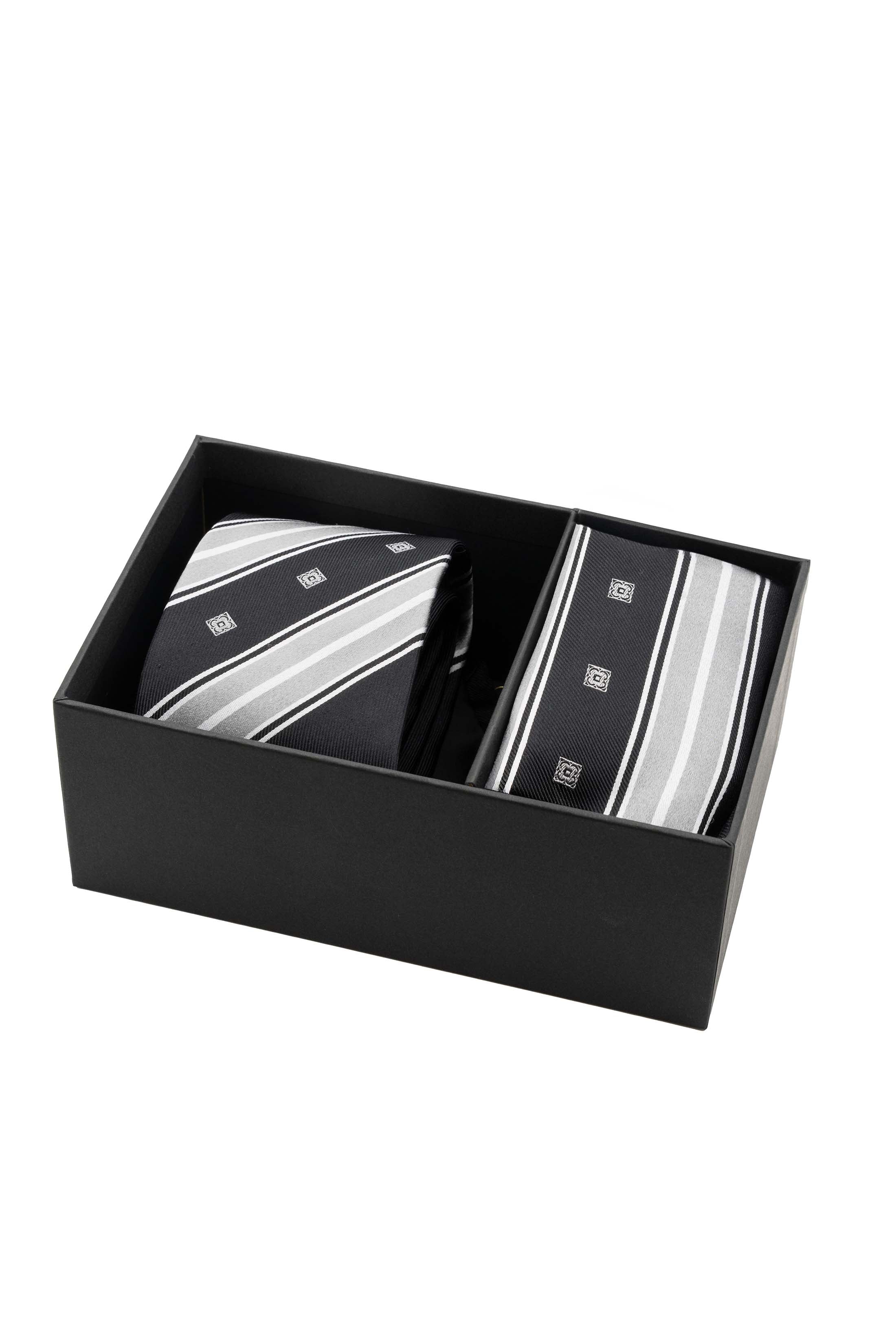 Obsidian Formal Tie & Pocket Square