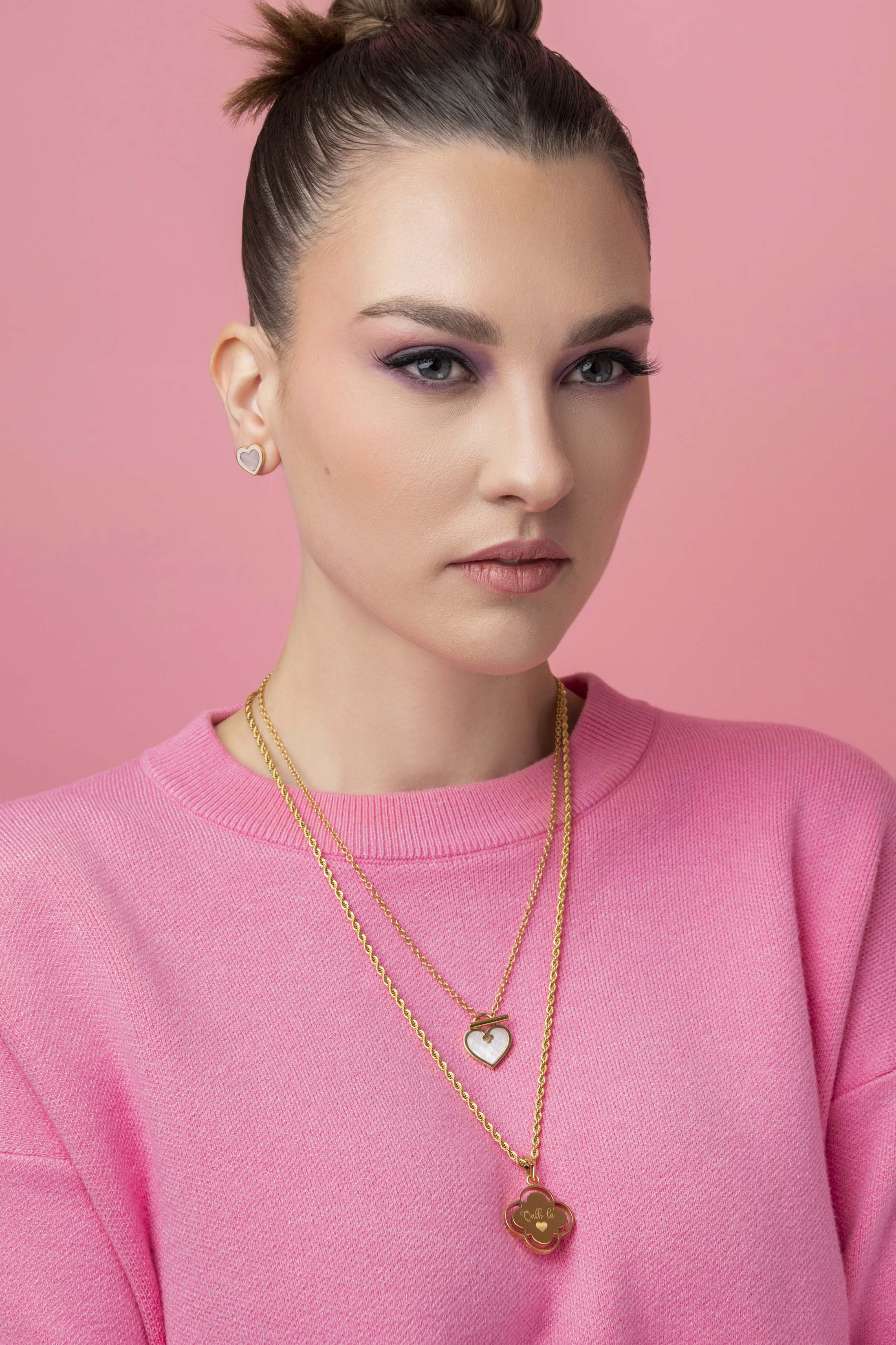 Love Stud Earring Set