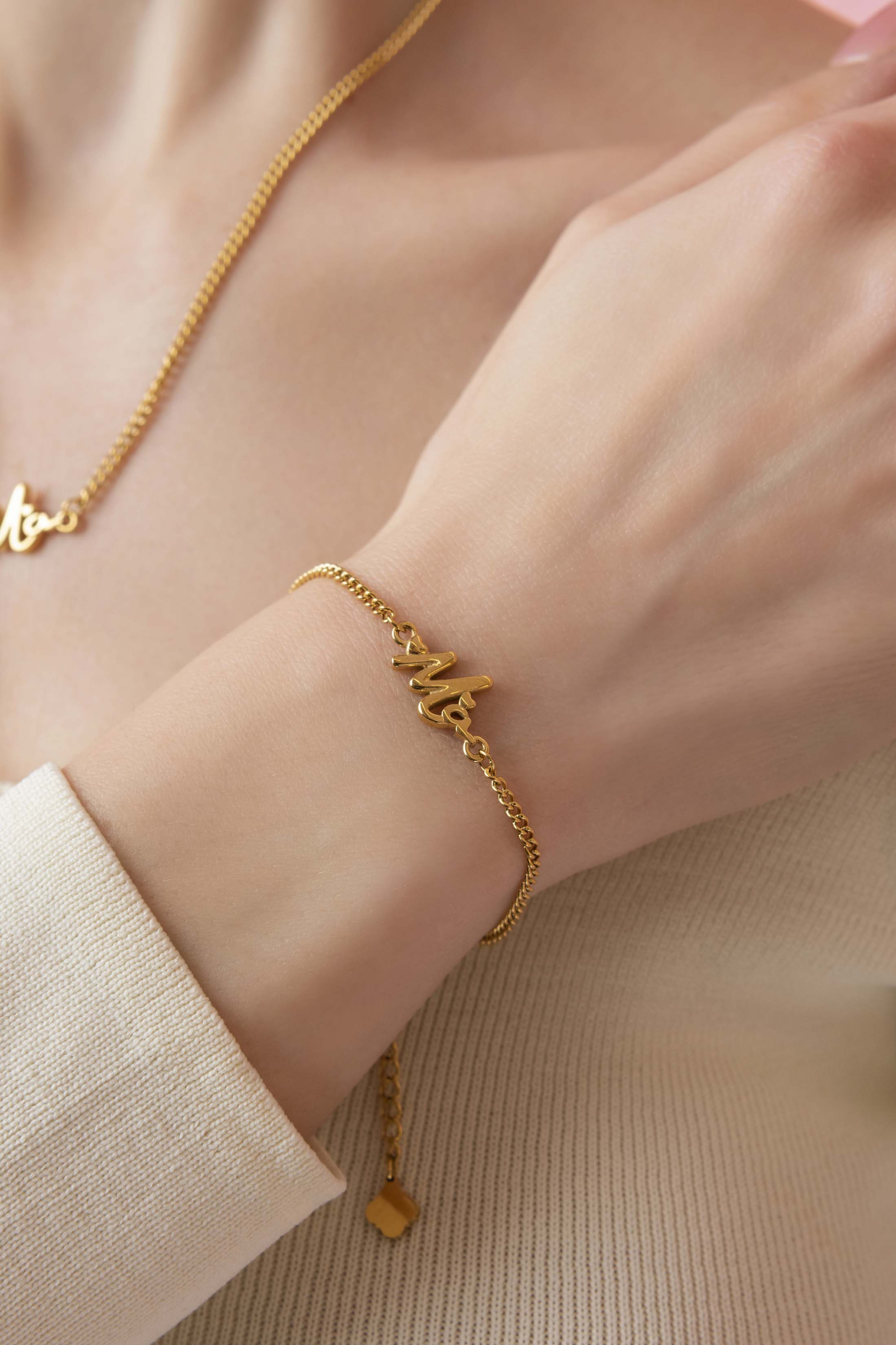 Ma Cursive Bracelet