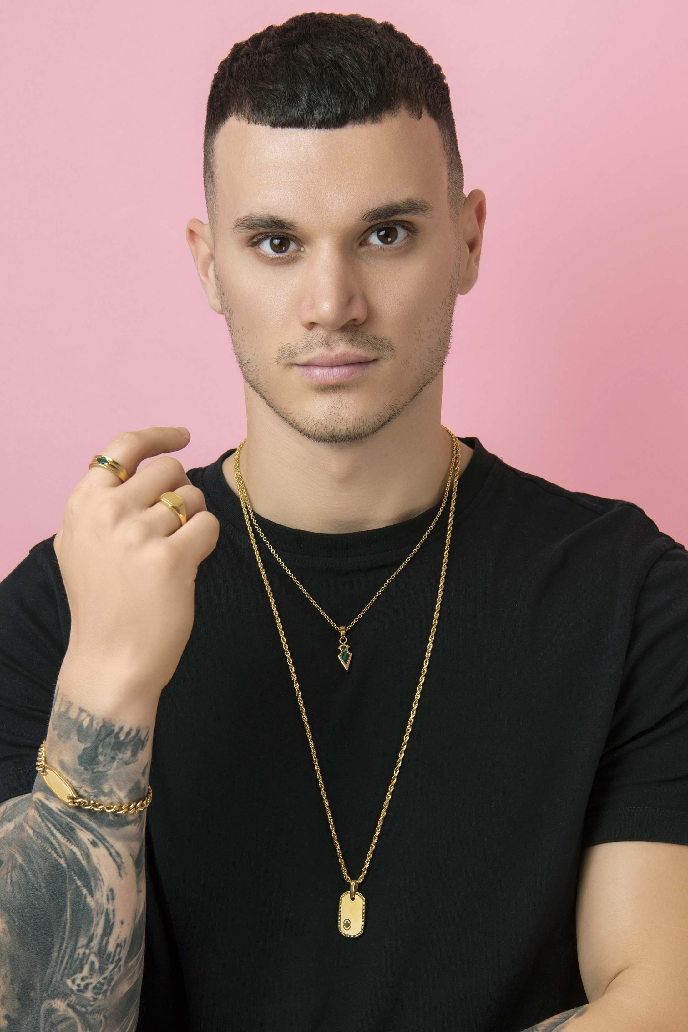 Carisma Logo Tag Graduation Engravable Pendant